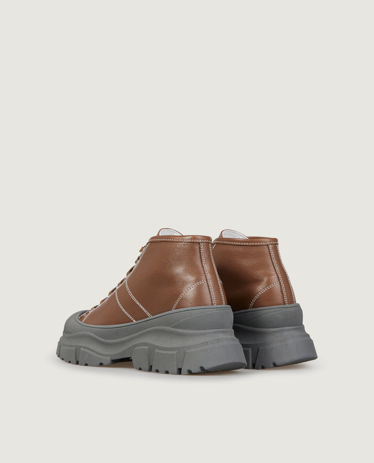 Fairway Lederen Top - Bruin