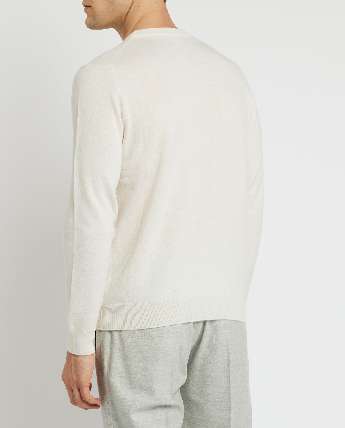 Wol Cashmere Trui - Wit