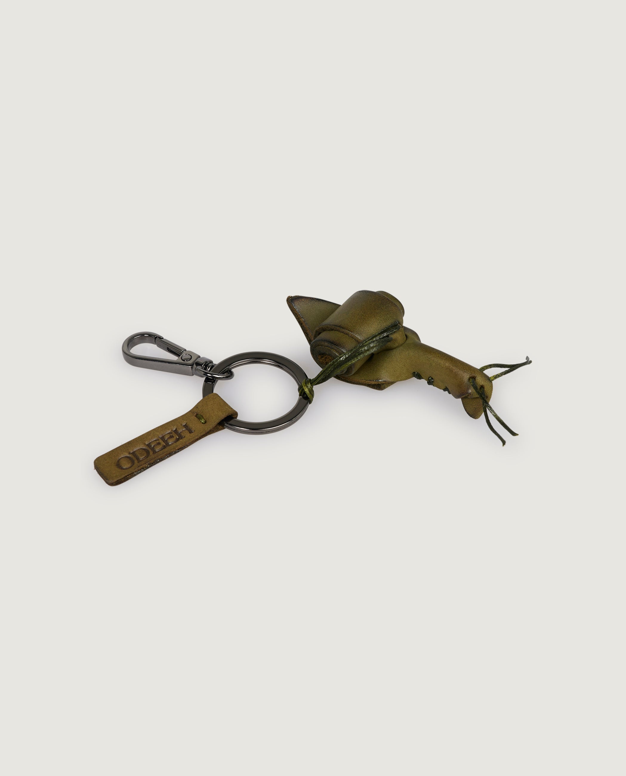 Leather Snail Keychain