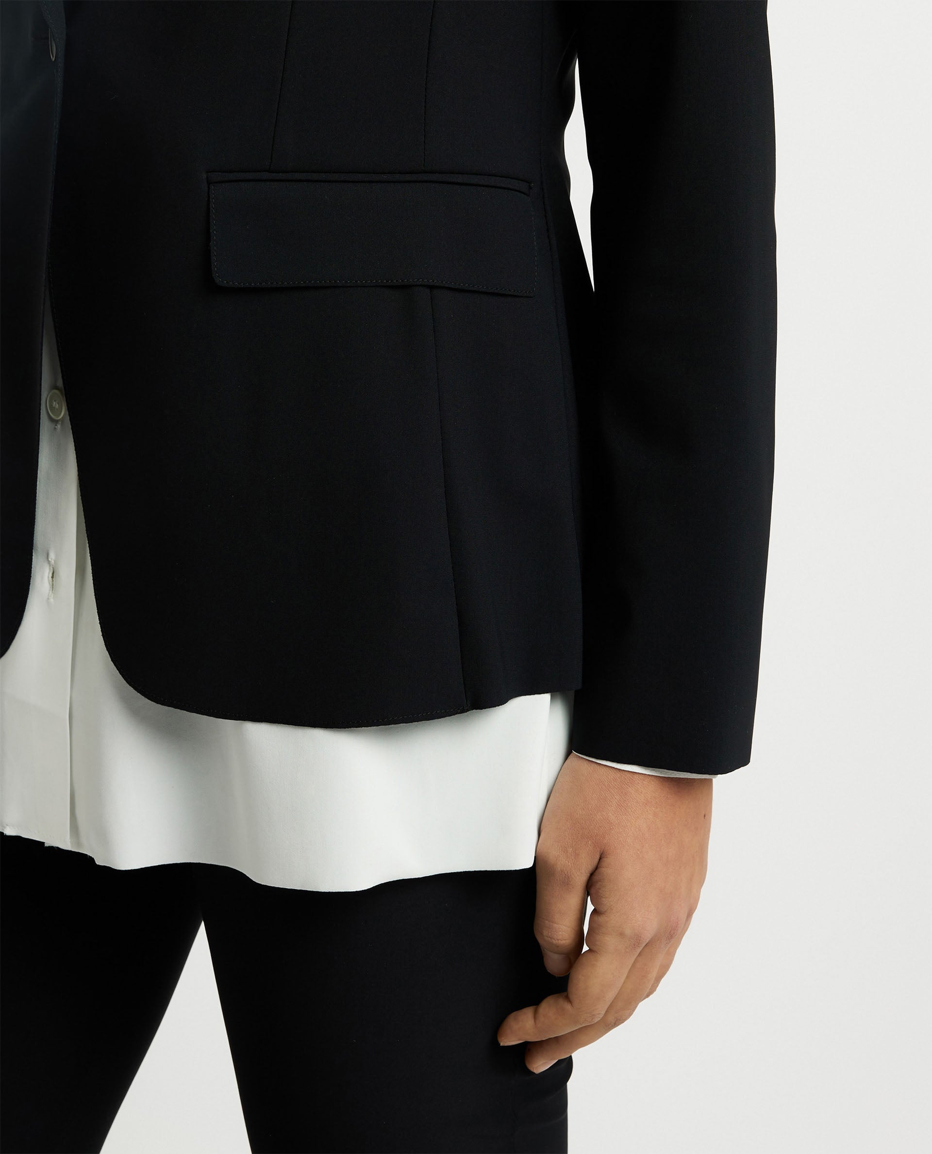 Getailleerde blazer - Zwart