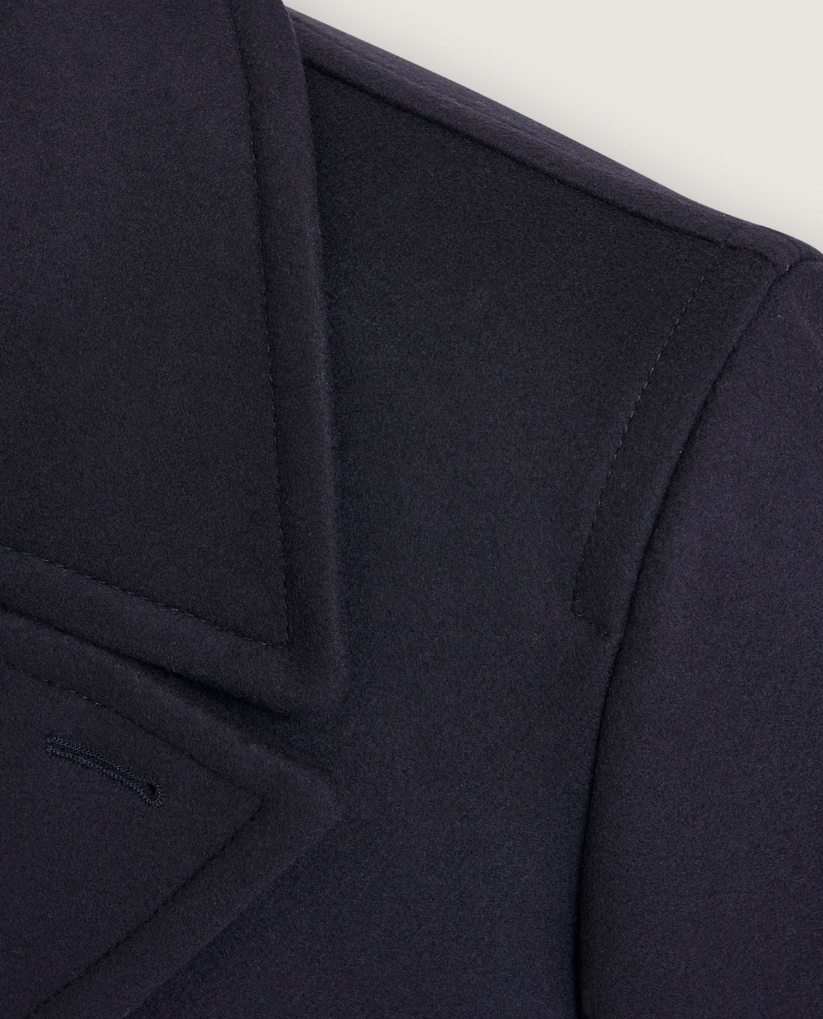 Flannel Wool Peacoat