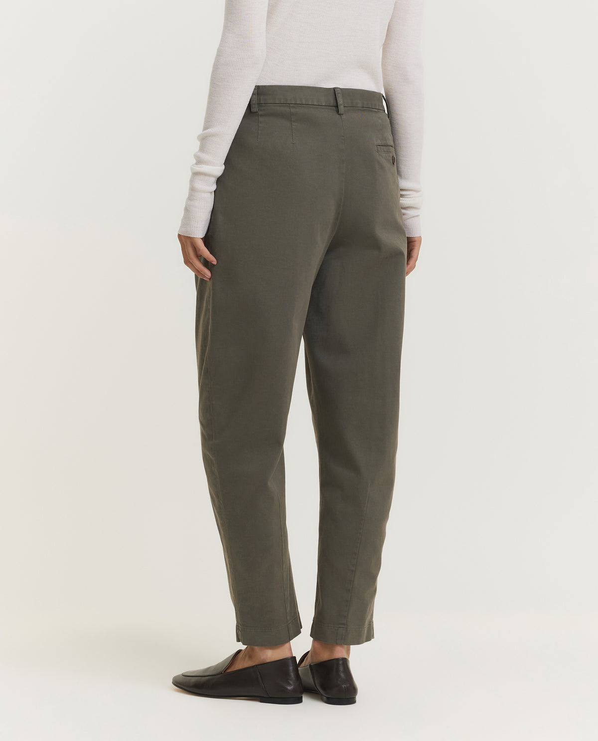Cotton Gabardine Trousers