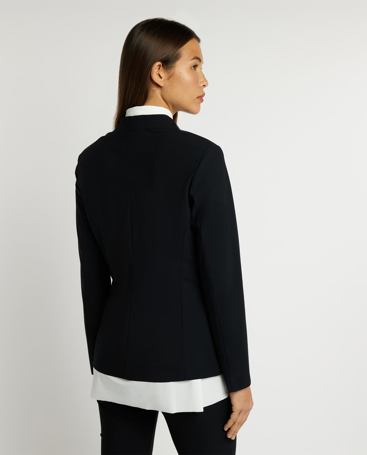 Getailleerde blazer - Zwart