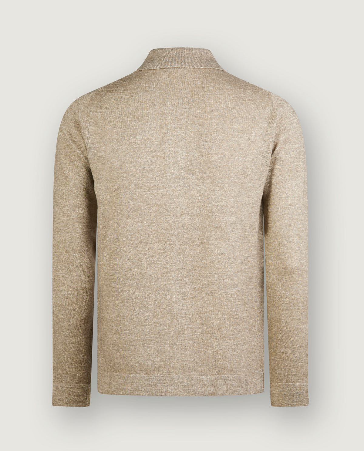 Polo Kraag Vest - Lichtbruin