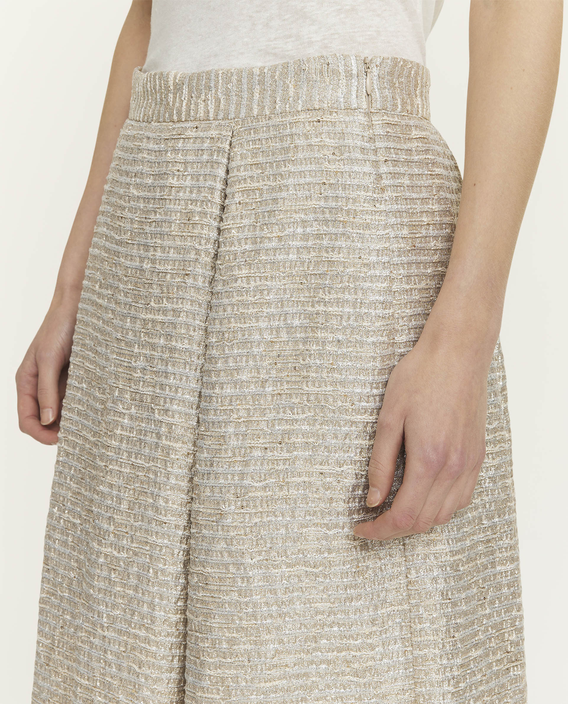 A-line midi skirt