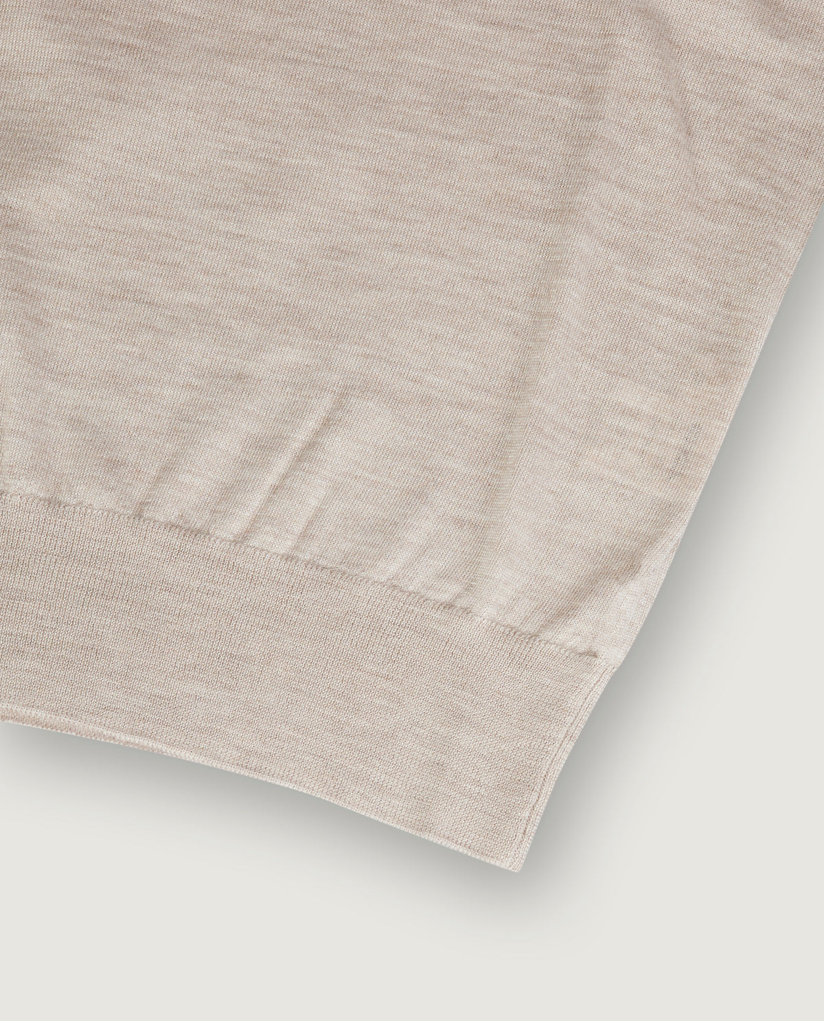 Cashmere Ronde Hals Trui - Lichtbruin