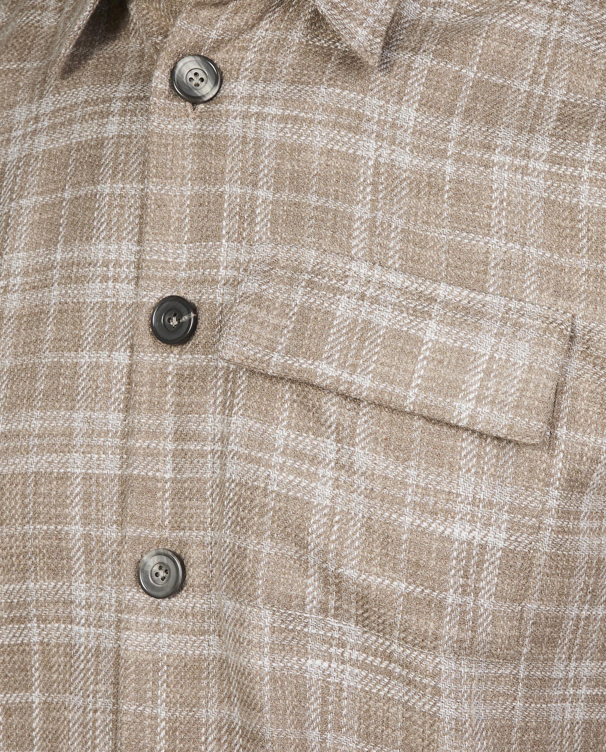 Cashmere Mix Overshirt - Lichtbruin