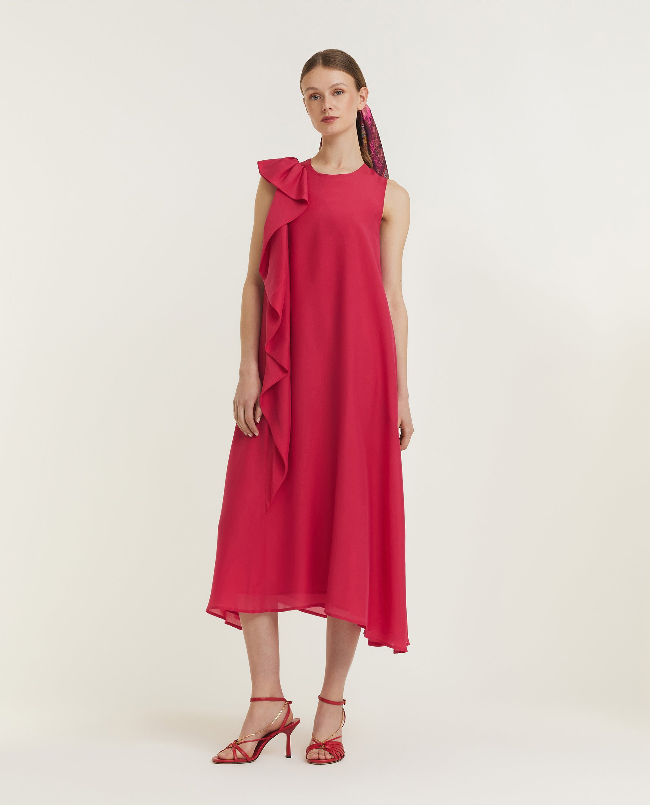 Floral Shouldered Dress