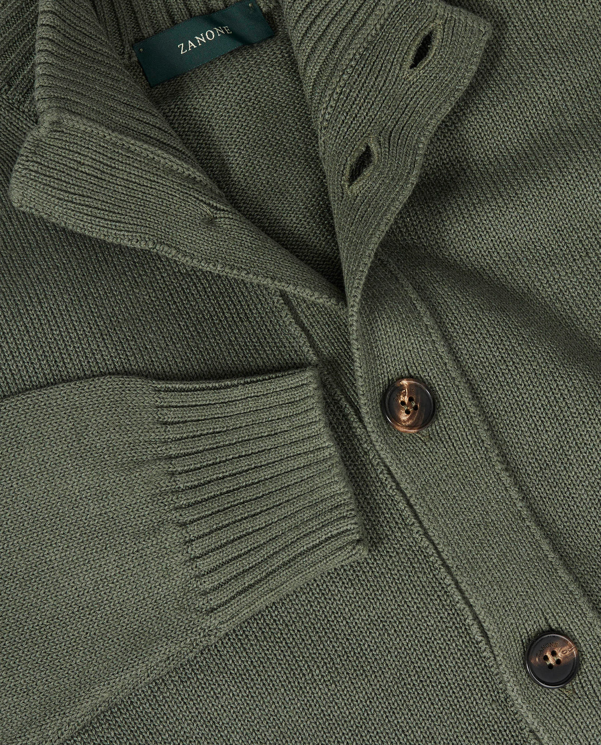 Linnen Katoen Chioto Vest - Groen