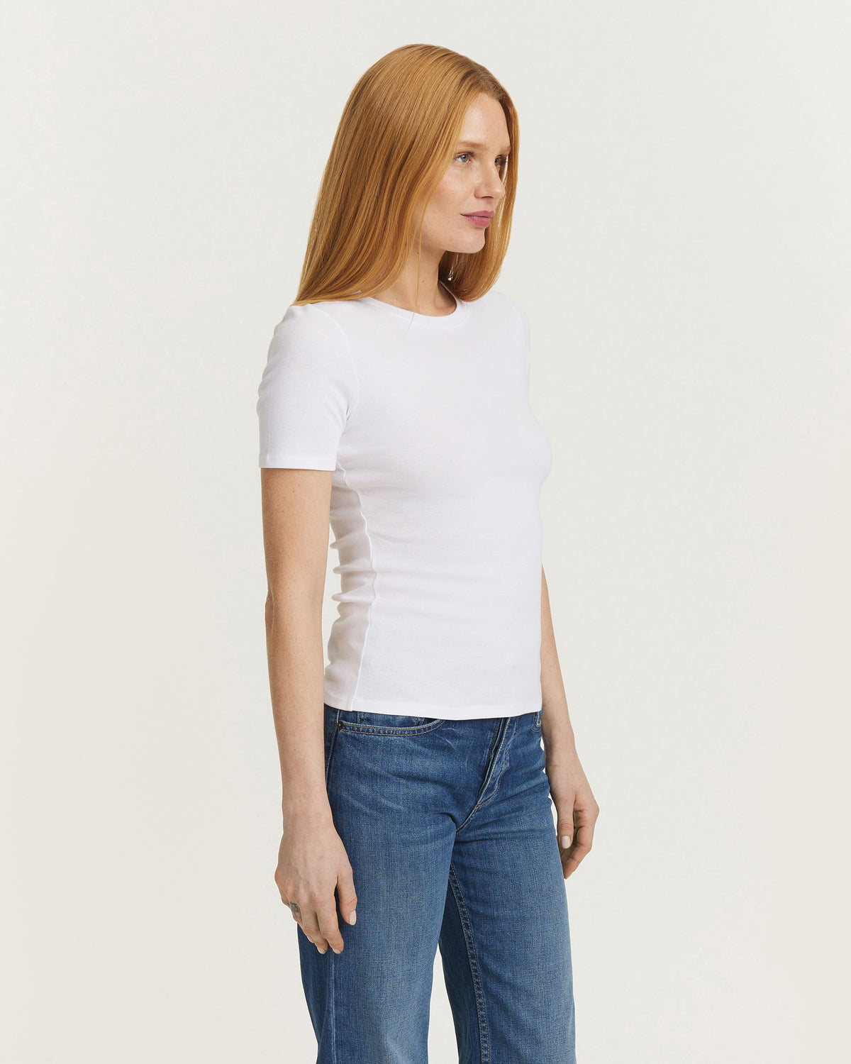 White shirt short sleeve