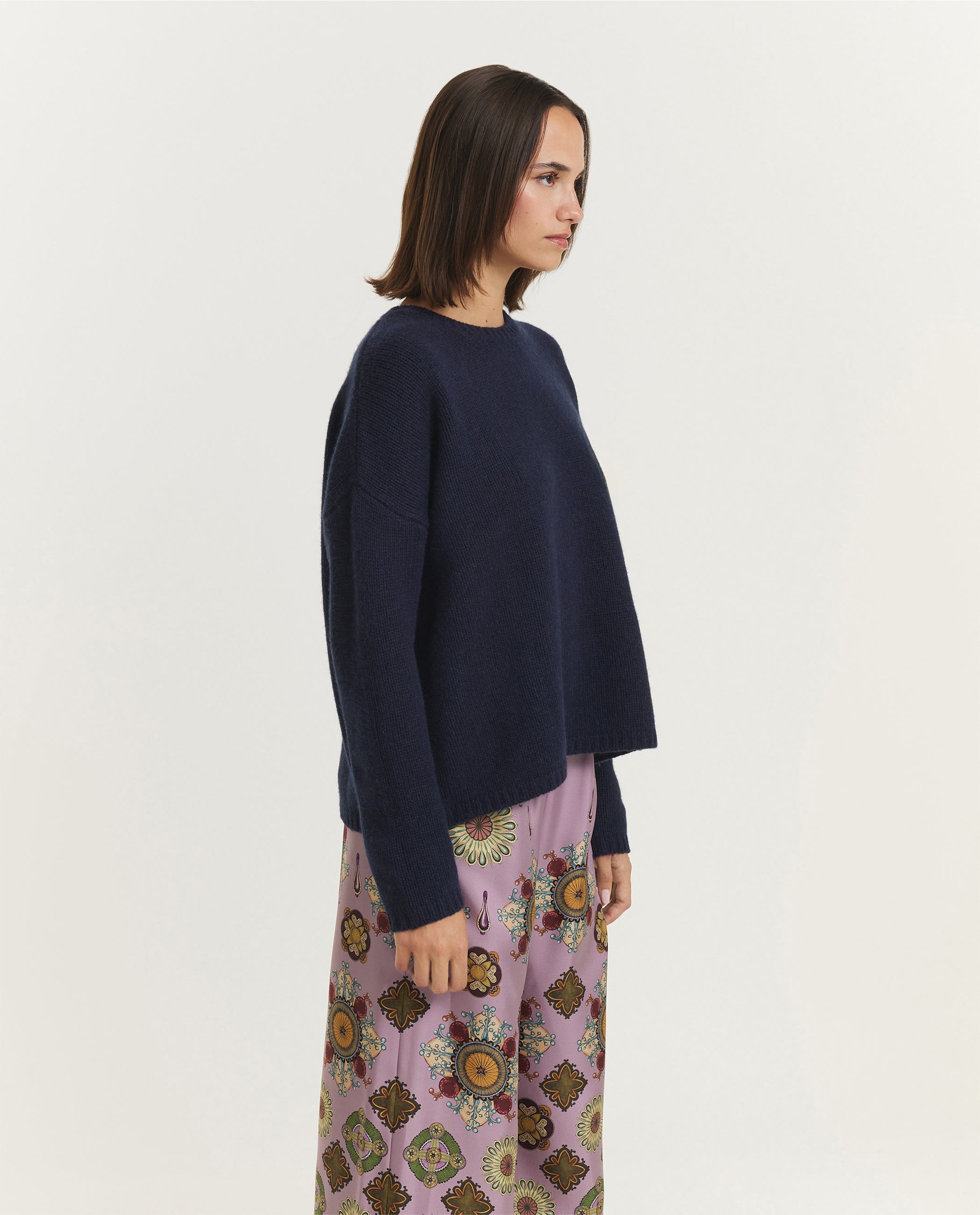 Coarse Crew Neck Sweater