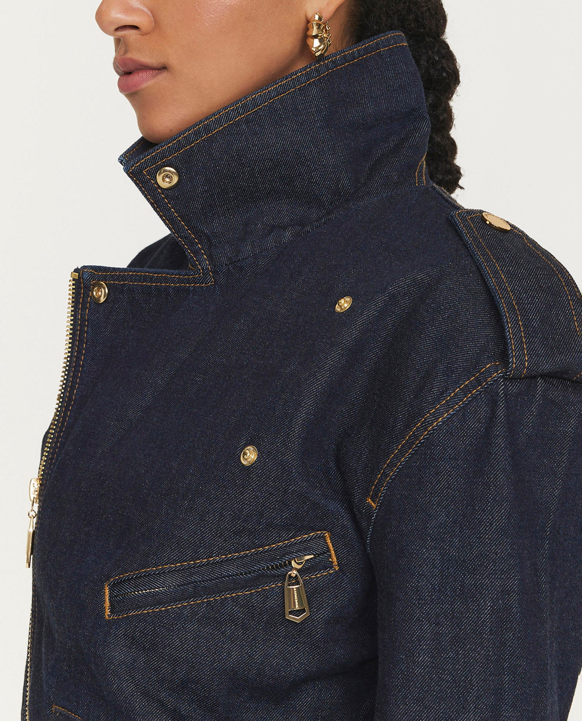 Denim jack - Donkerblauw