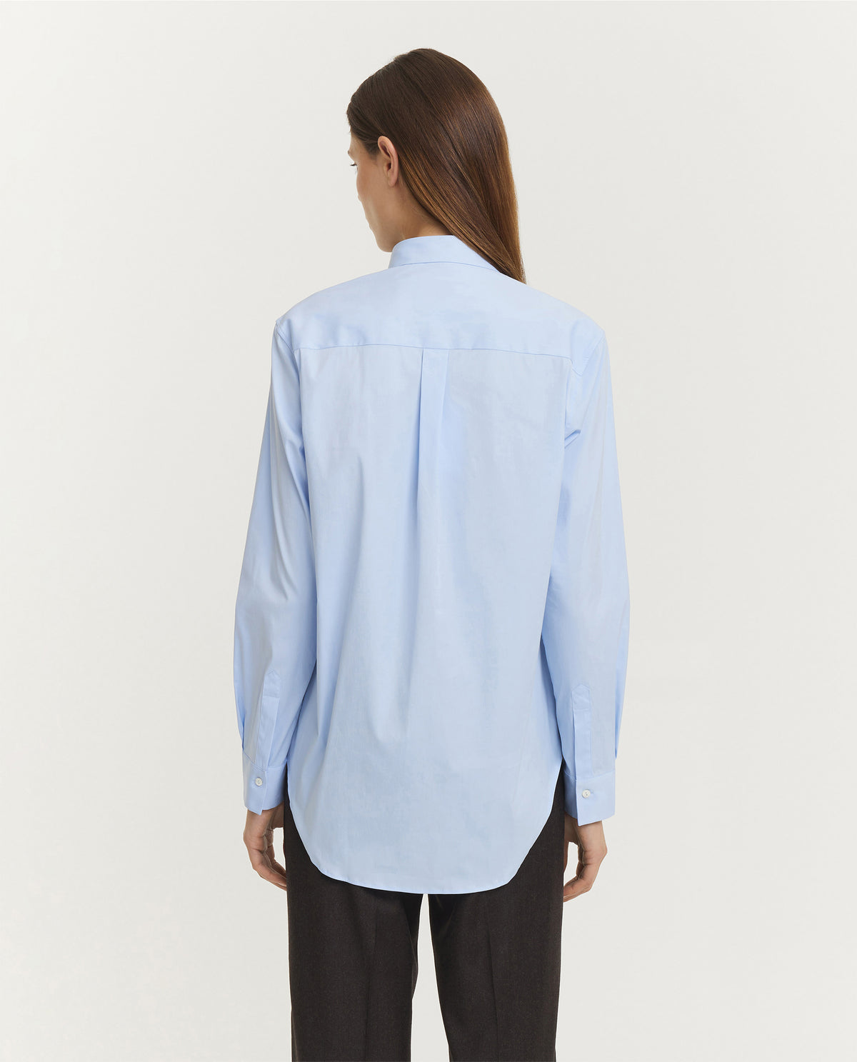 Katoen Mix Blouse - Lichtblauw