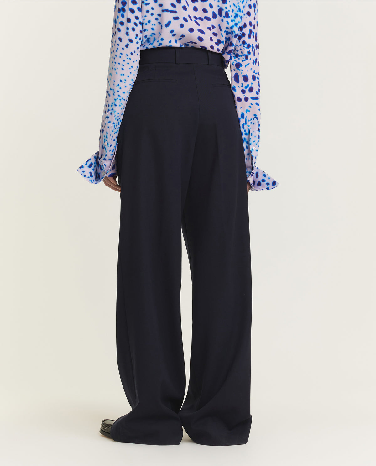Belted Wool Trousers
