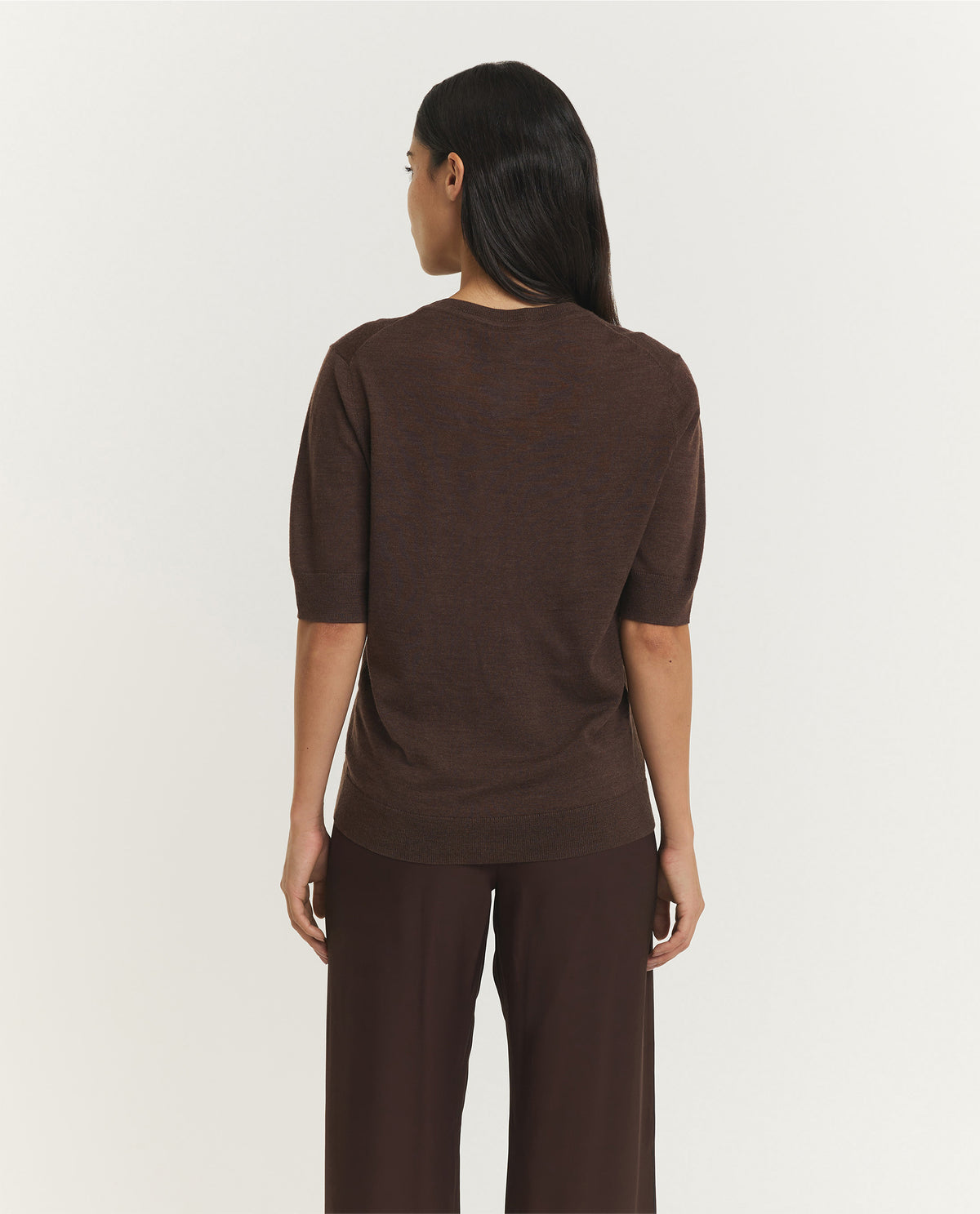 Wool Short Sleeved Sweater