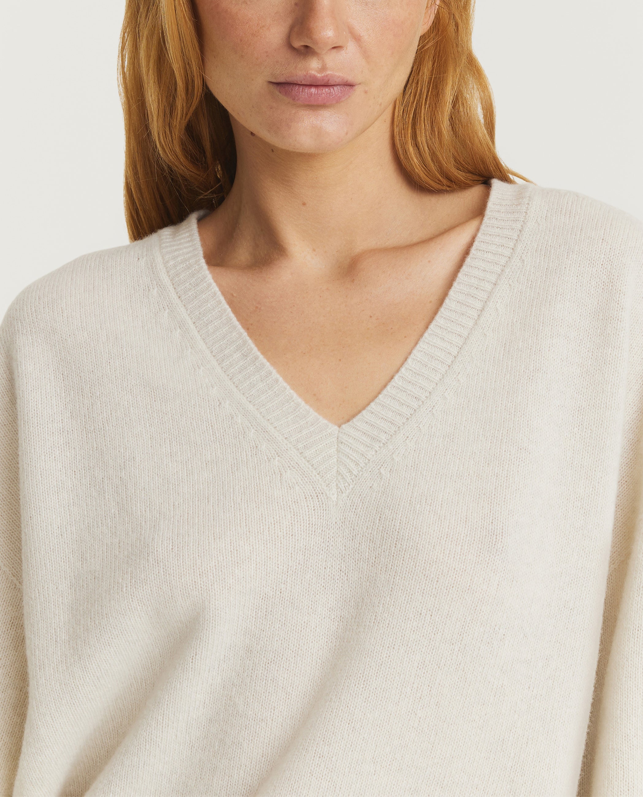Relaxed V-Neck Sweater