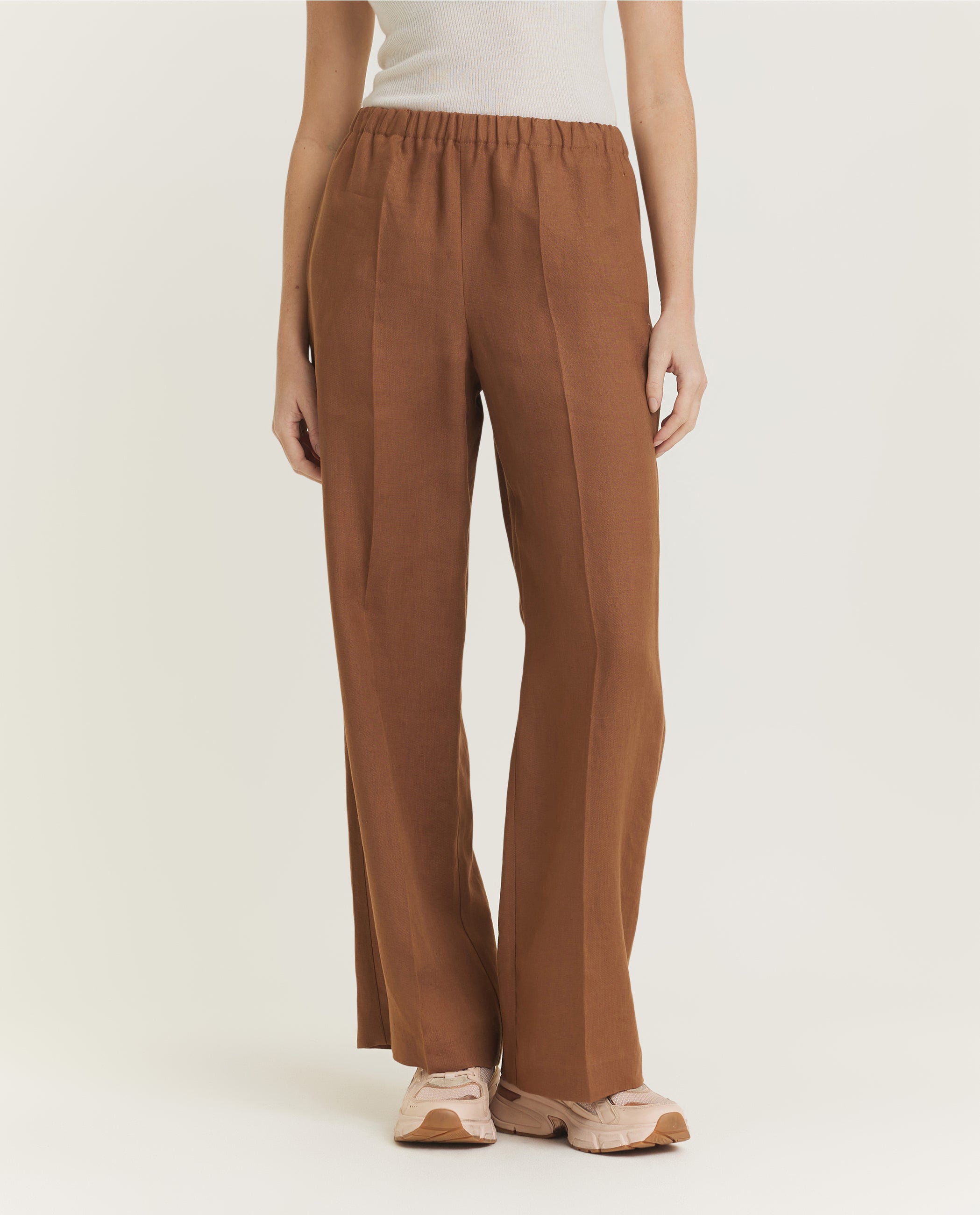 Wide Linen Trousers