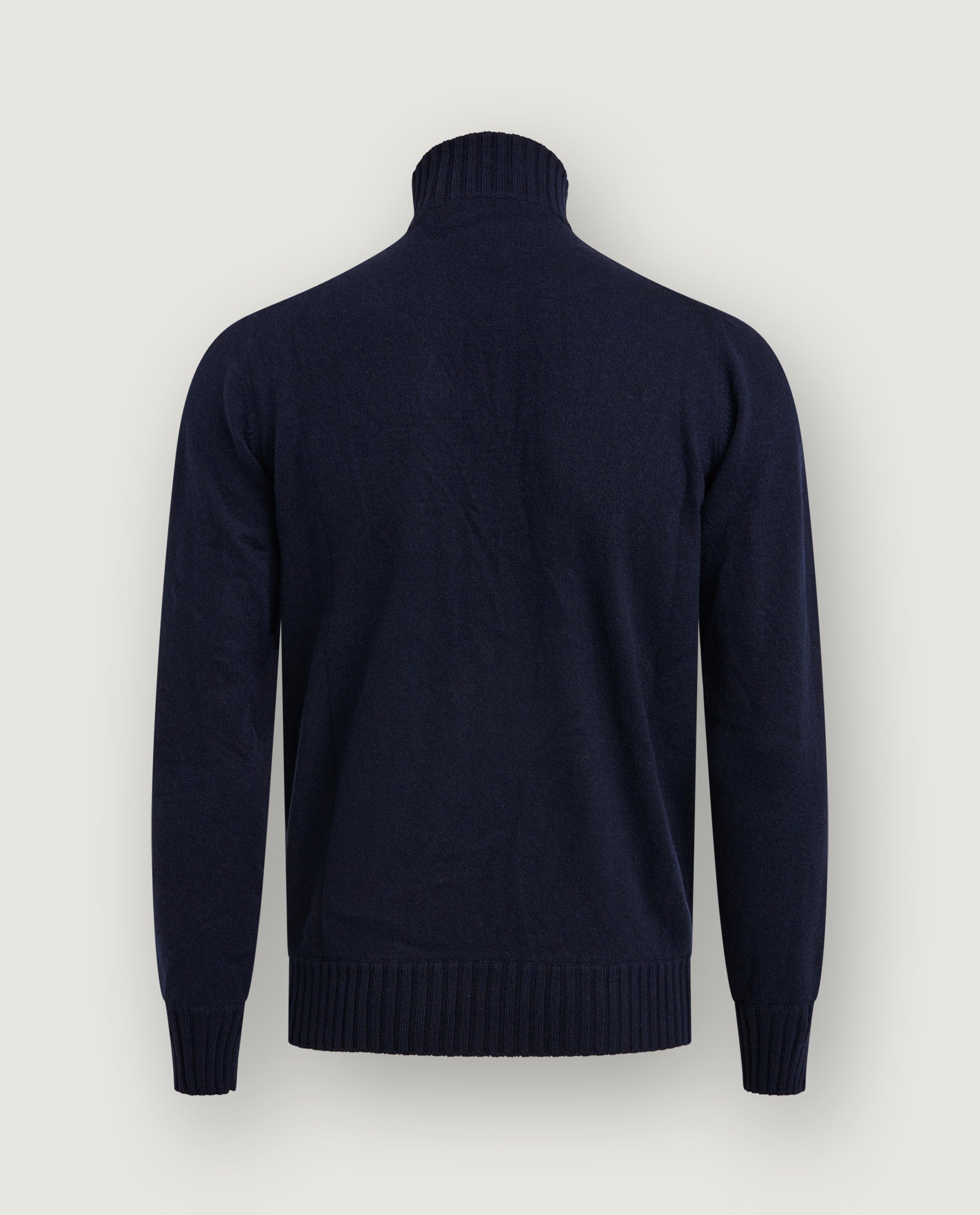 Coarse Cashmere Half-Zip Sweater