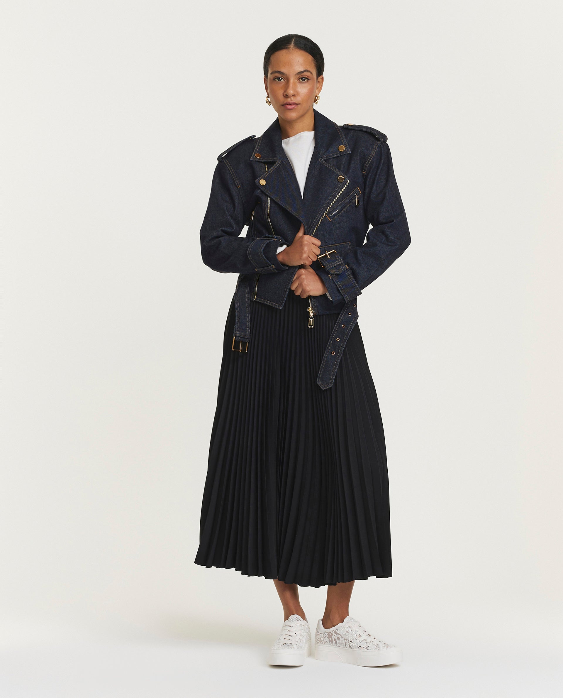 Denim jack - Donkerblauw