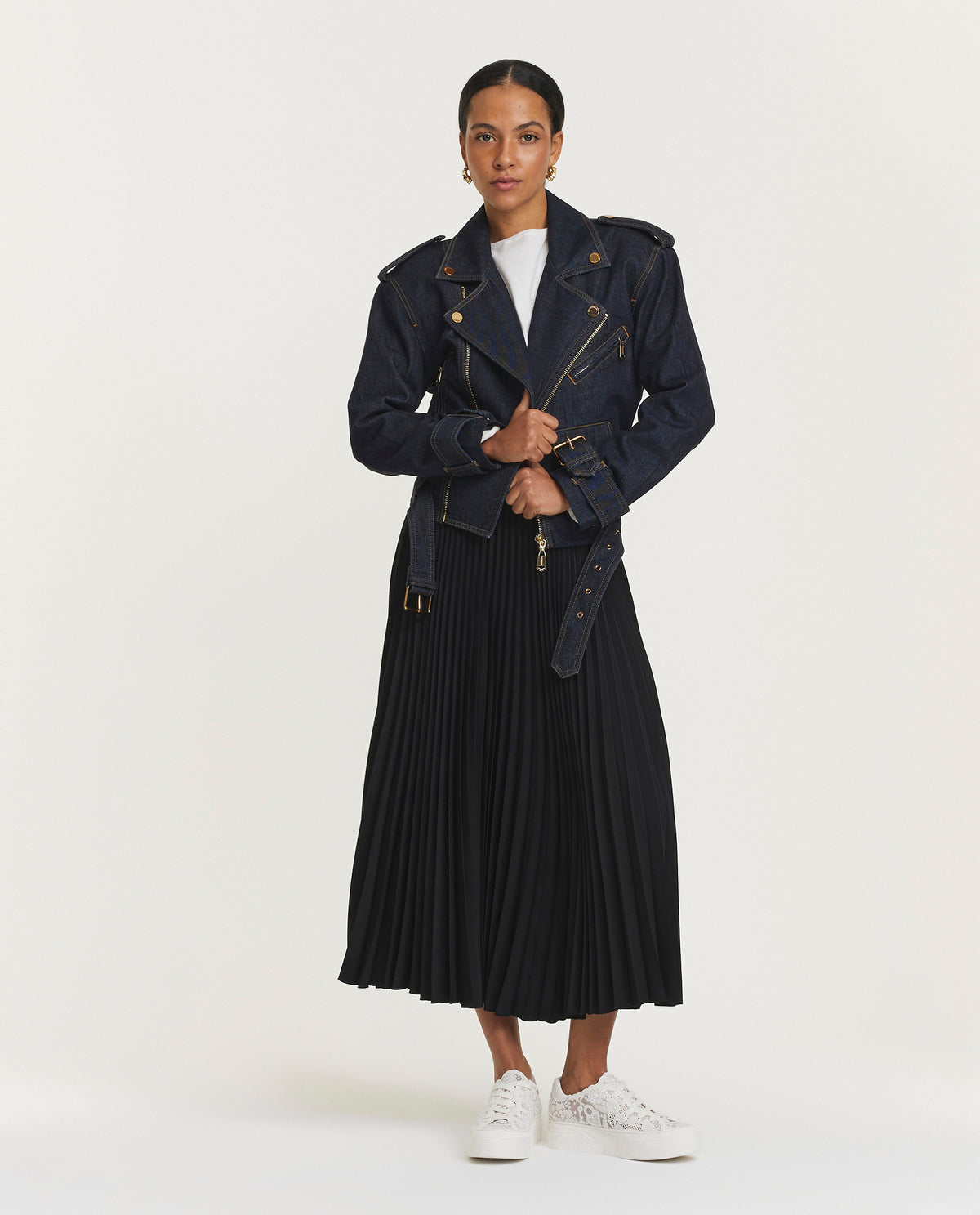 Denim jack - Donkerblauw