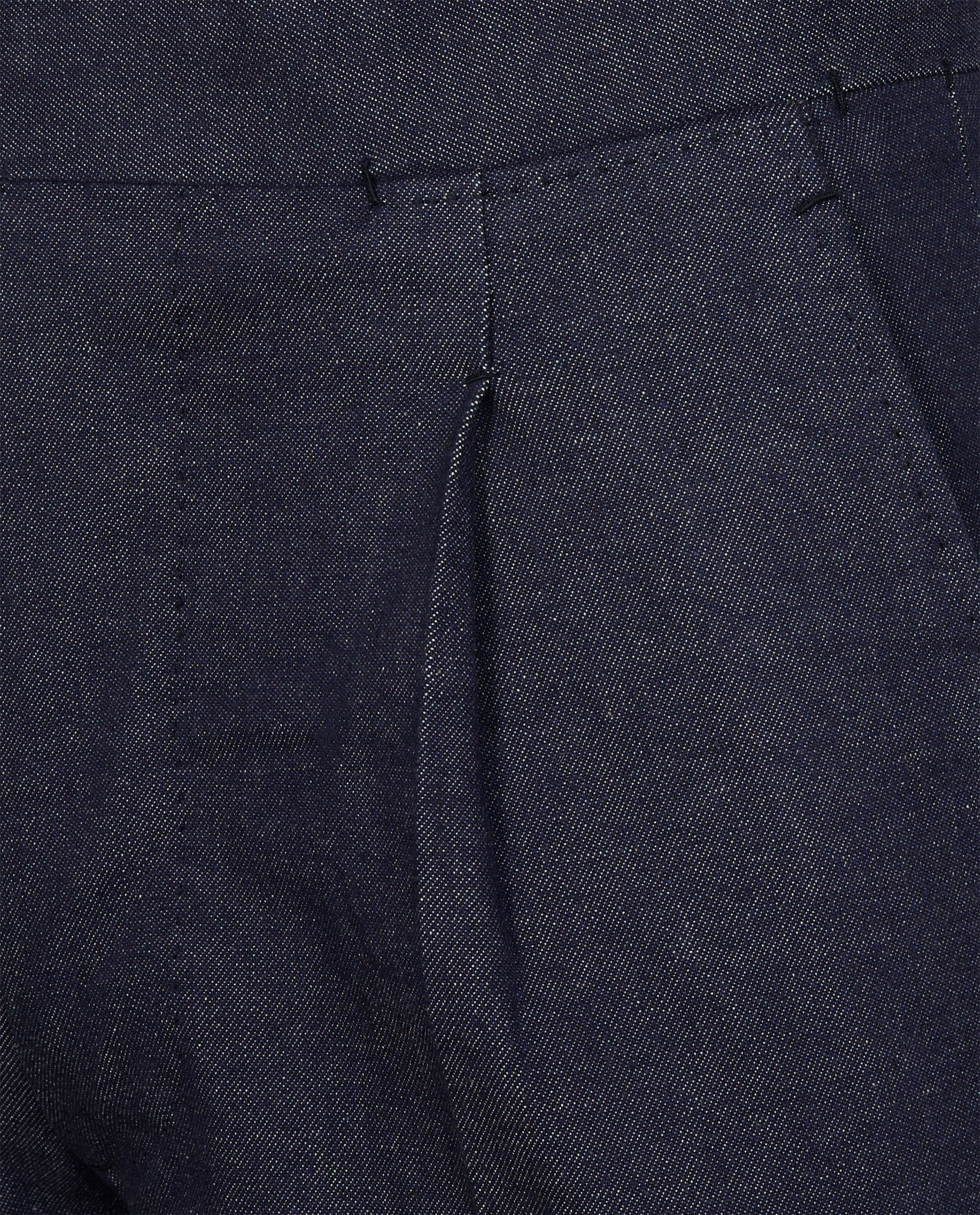 Twill Katoenen Broek - Donkerblauw