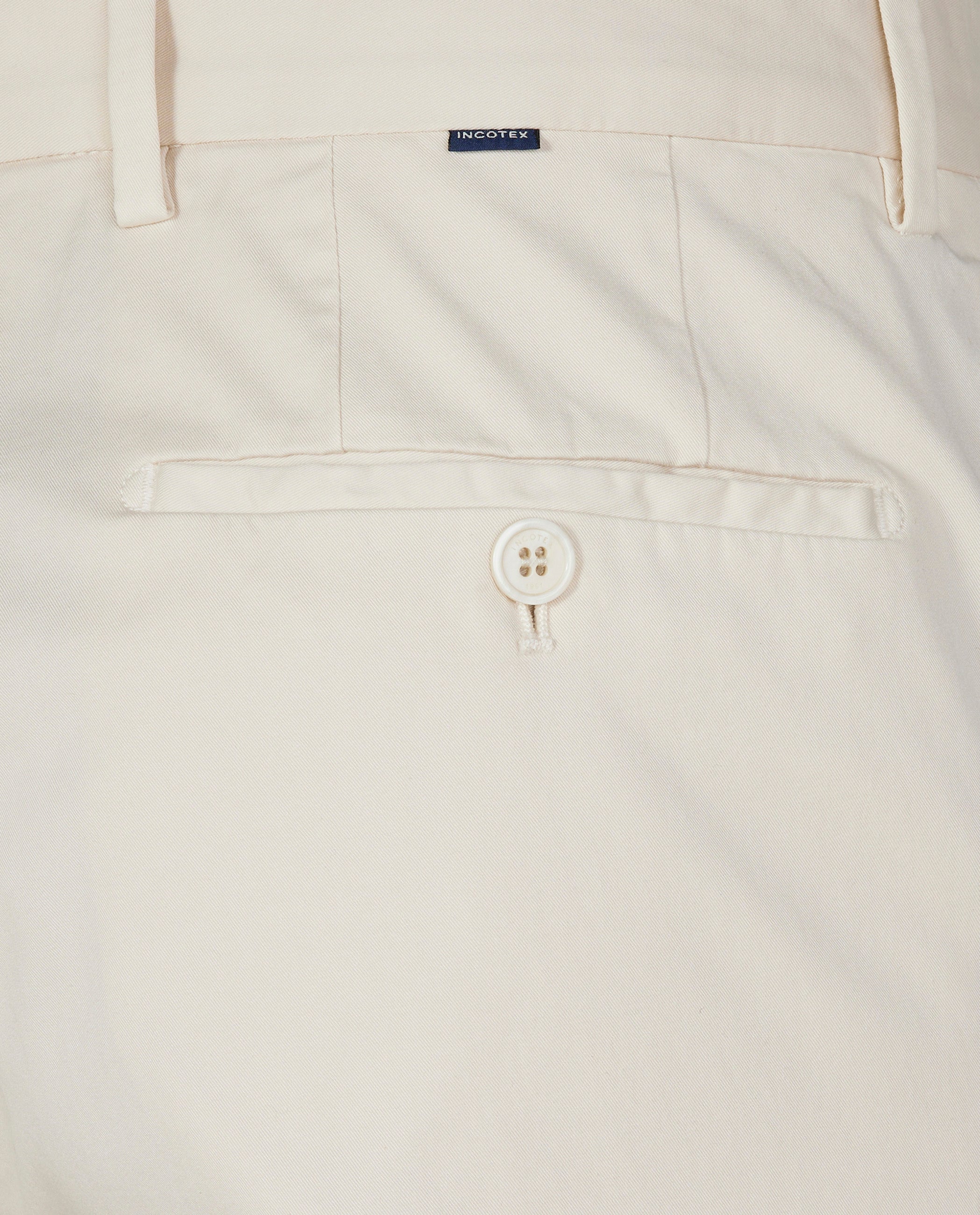 Katoen Stretch Chino - Ecru