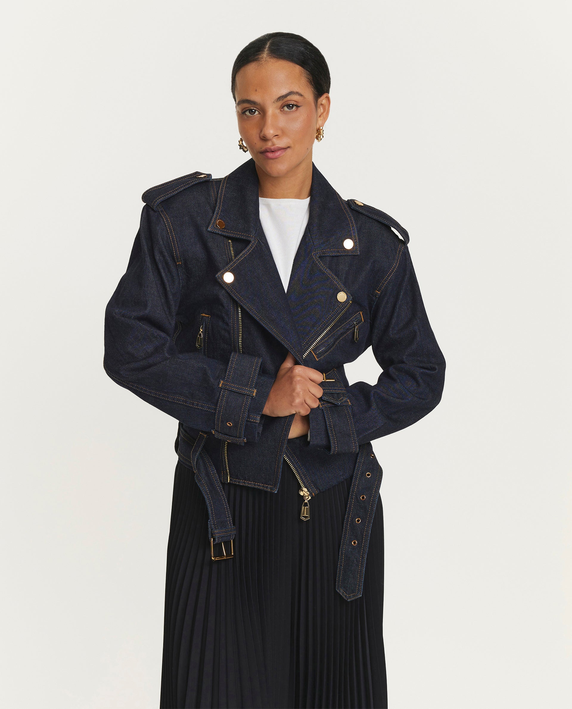 Denim jack - Donkerblauw