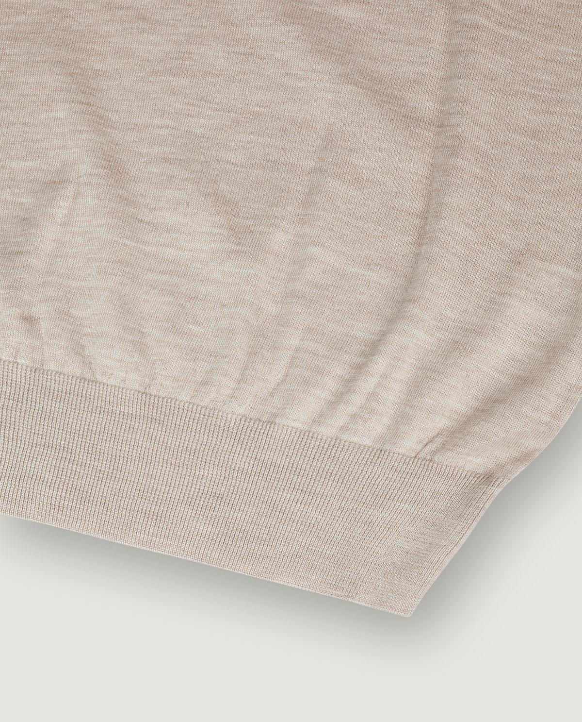 Half Zip Trui - Lichtbruin