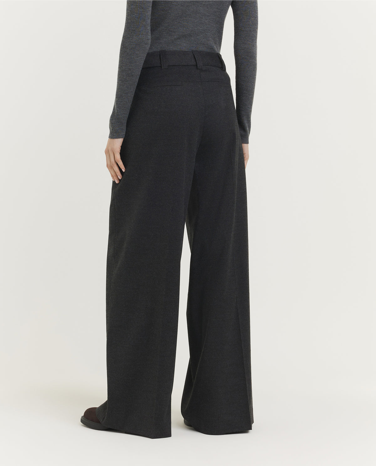 Wide Flared Trousers