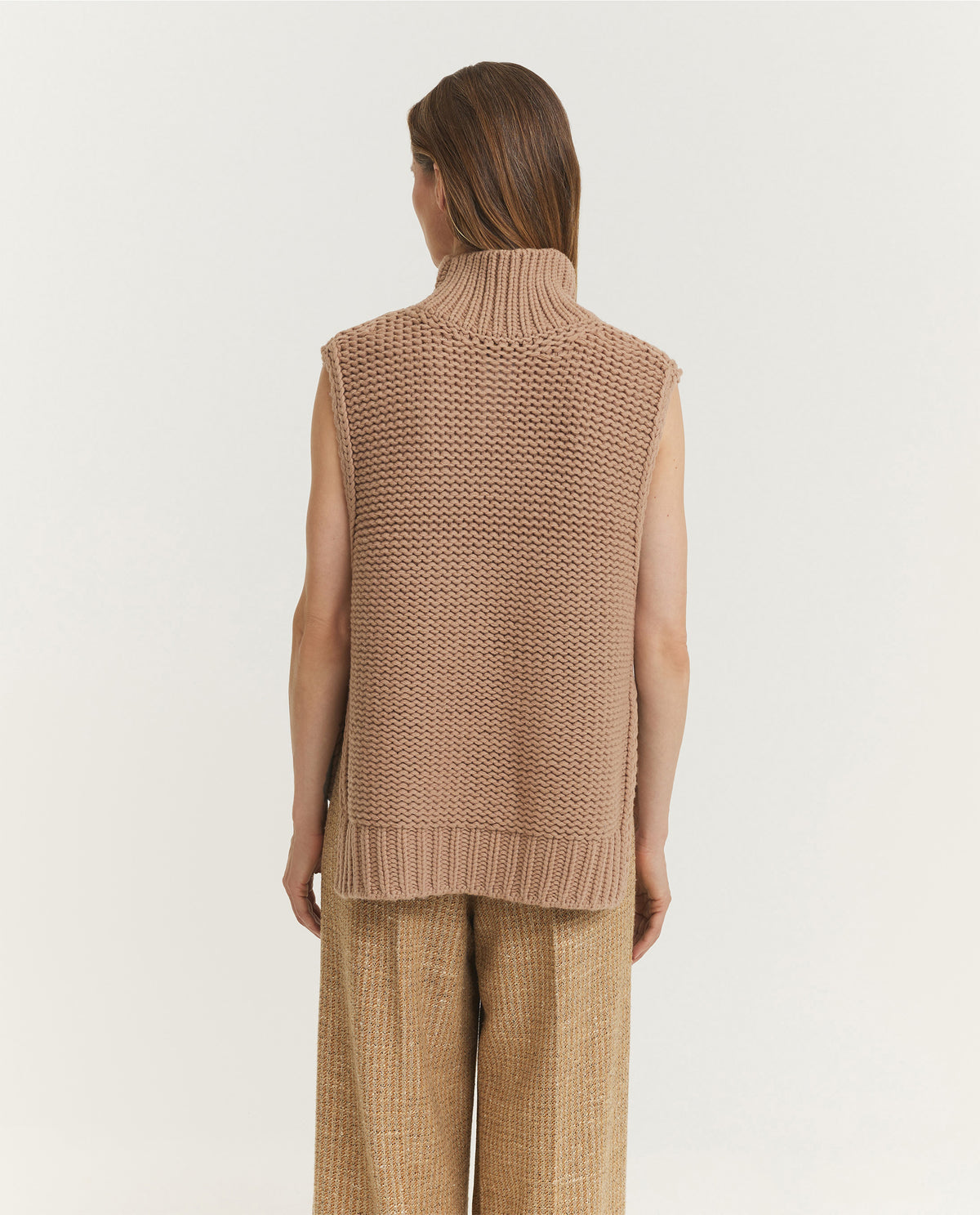 Sleeveless Wool Sweater