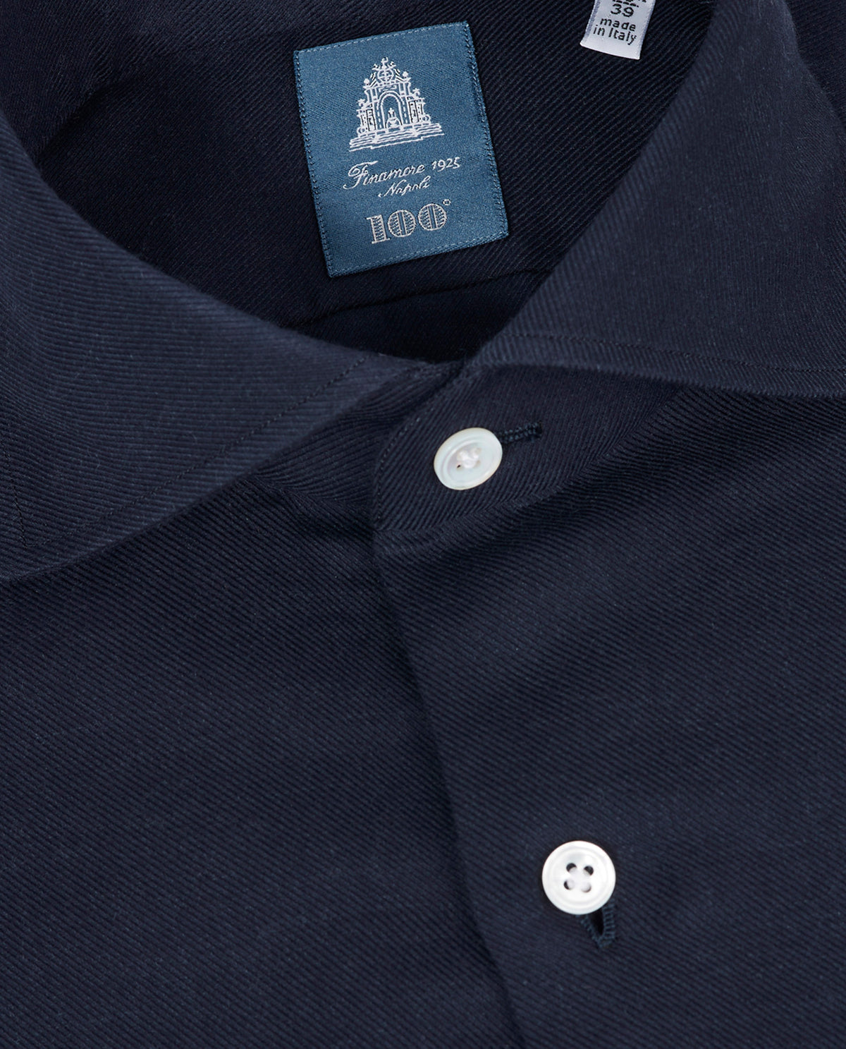 Cotton Cashmere Flannel Shirt