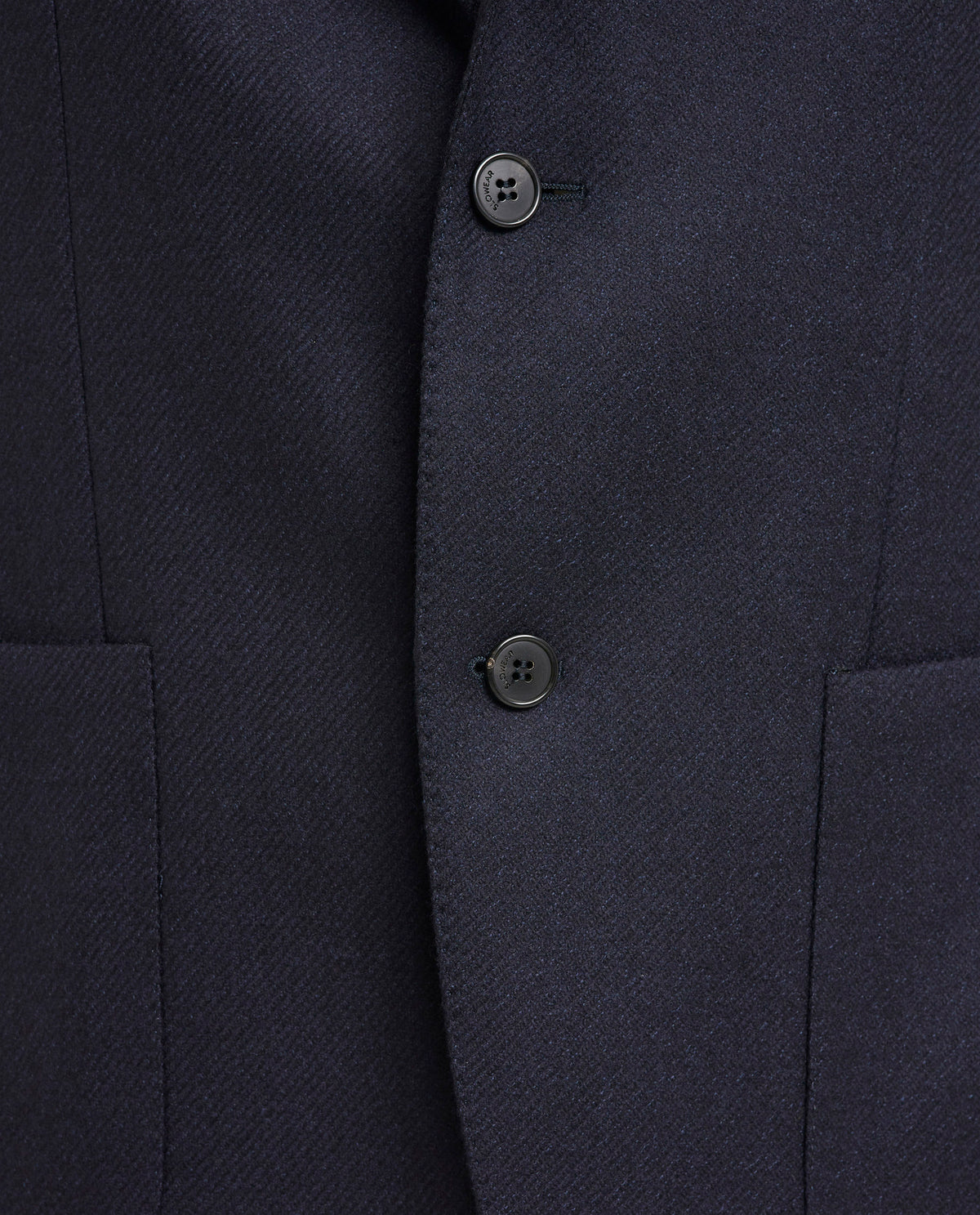 Tweed Wollen Jasje - Donkerblauw