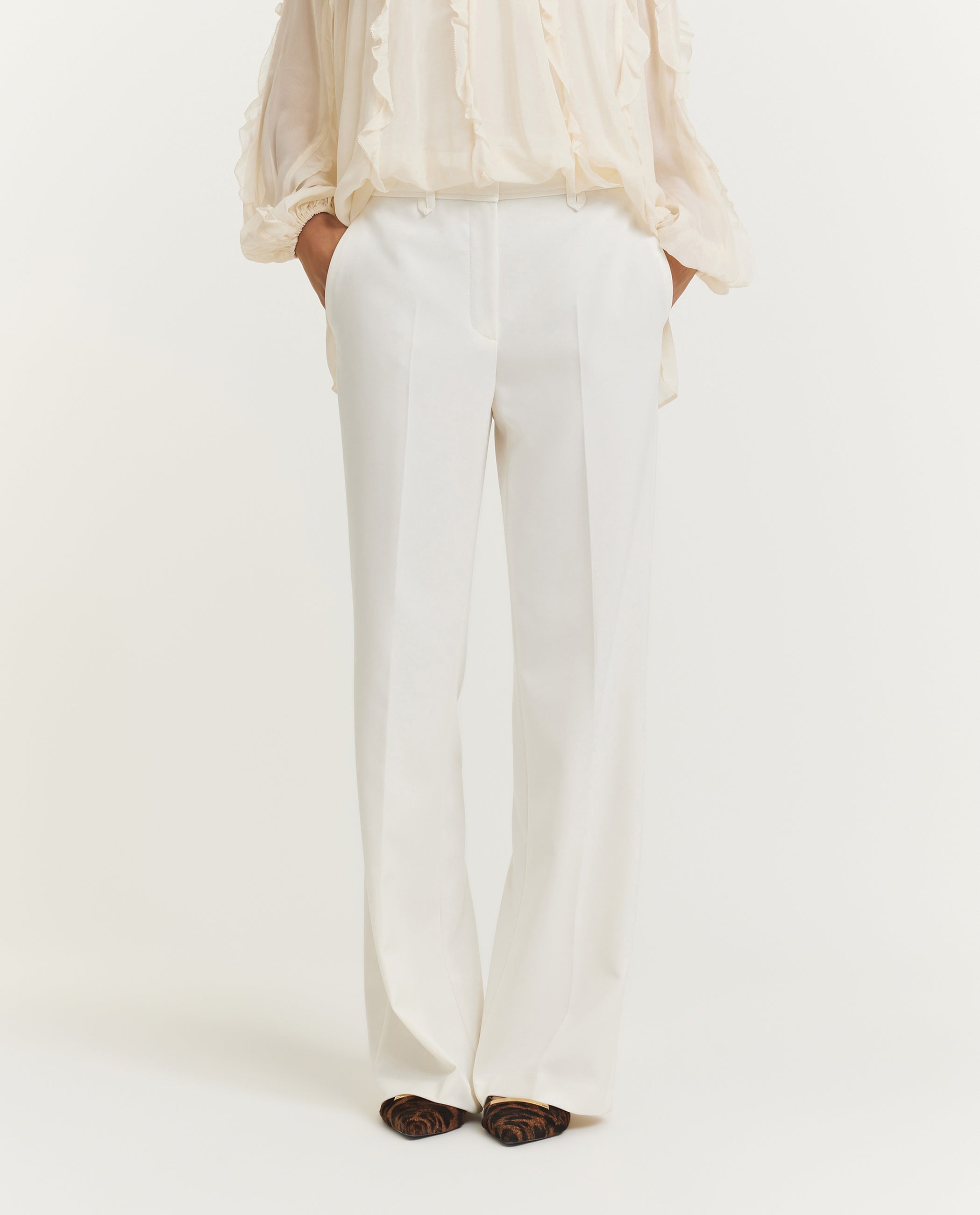 Straight Fit Trousers