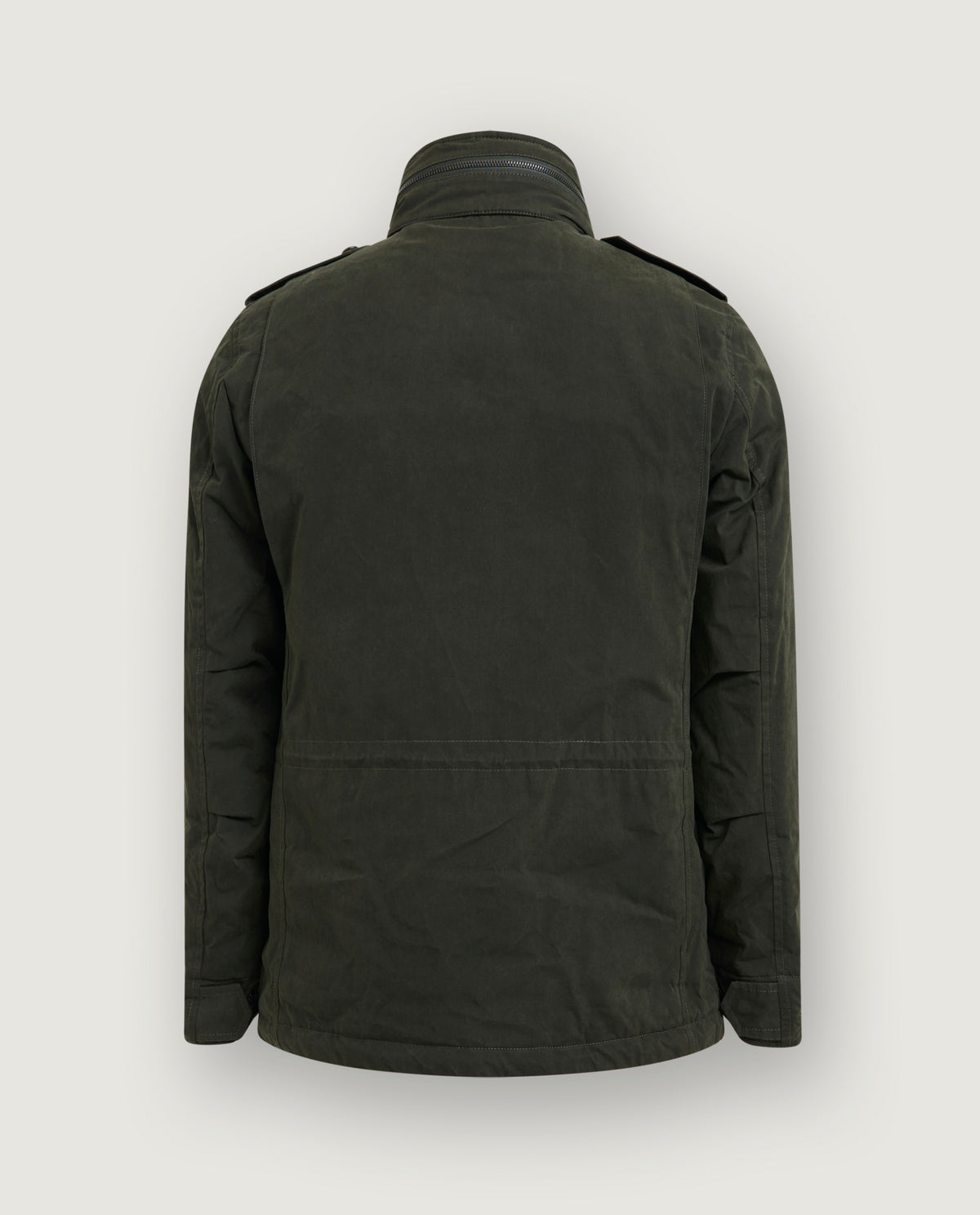Katoen Mix Field Jacket - Groen