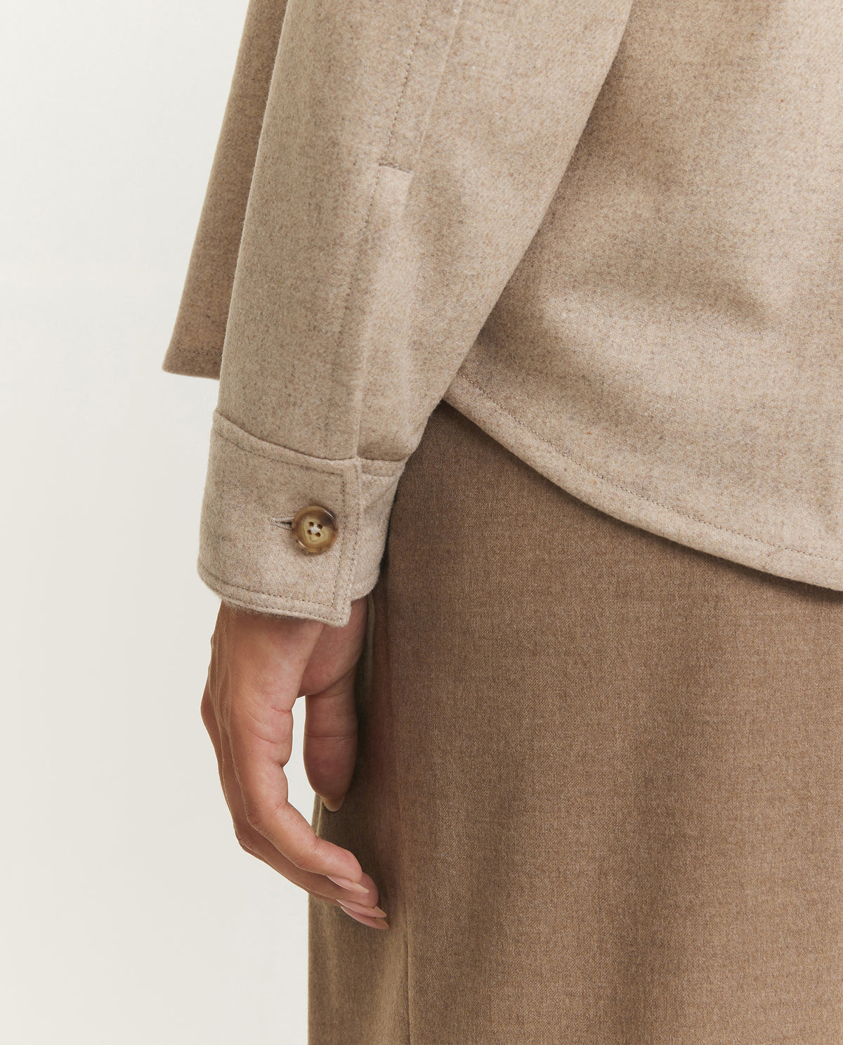 Flannel Workerjacket - Lichtbruin