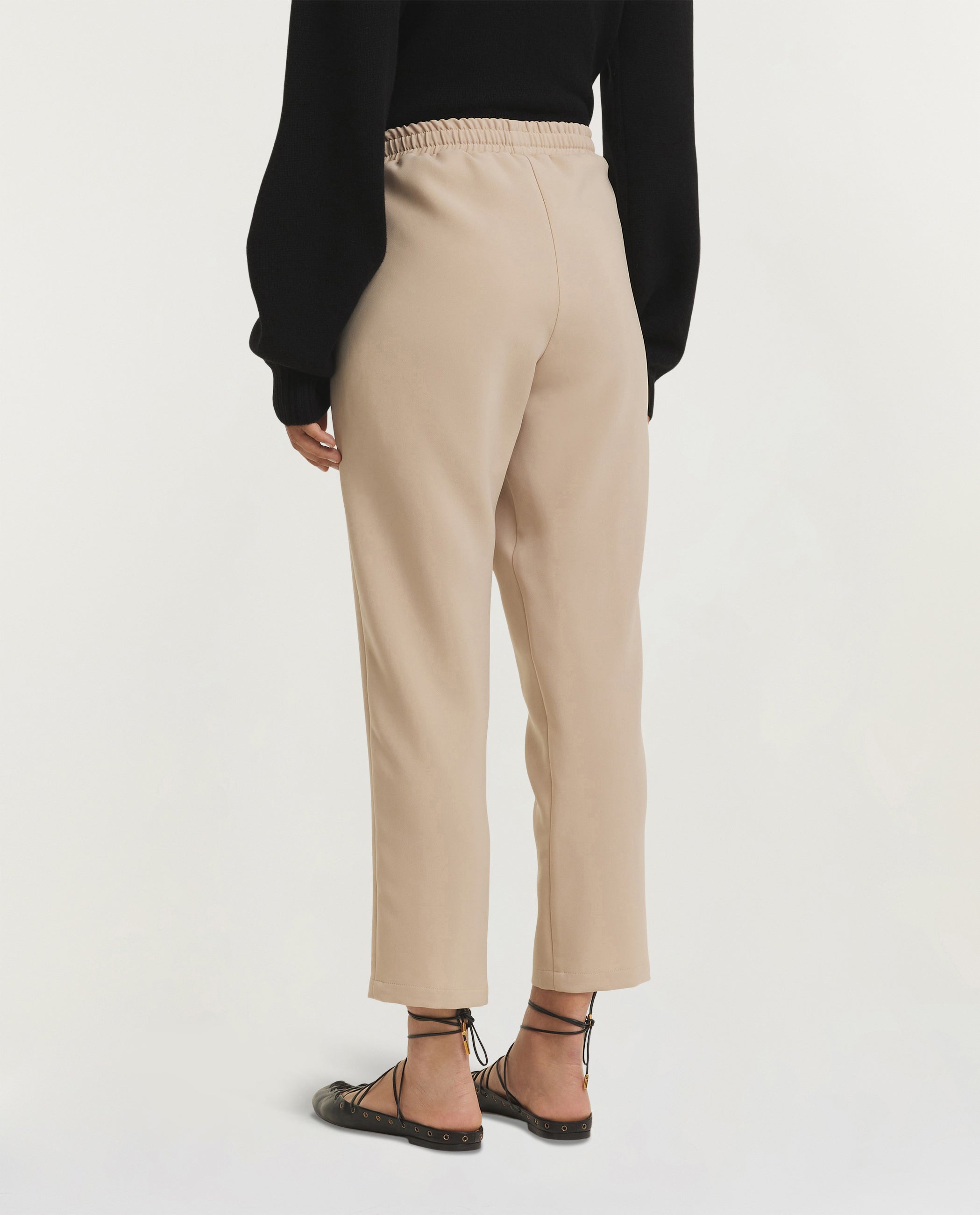 Cropped Broek - Lichtbruin