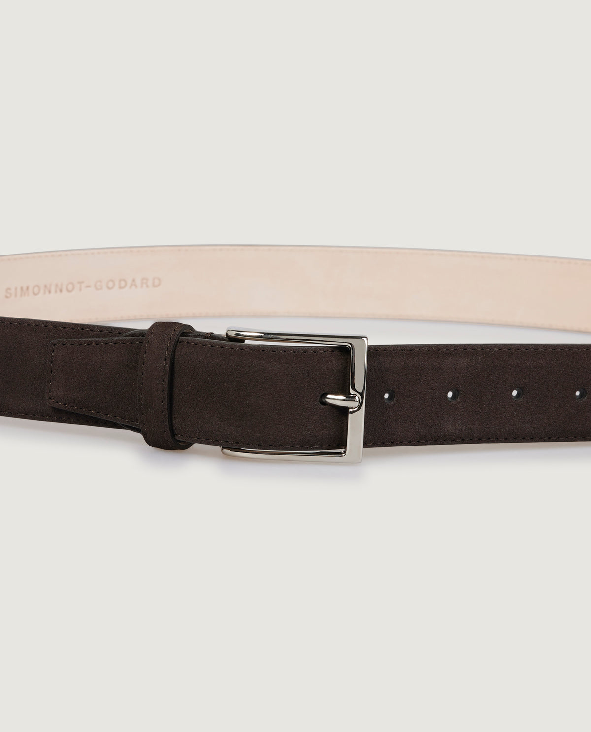 Suede Riem - Bruin