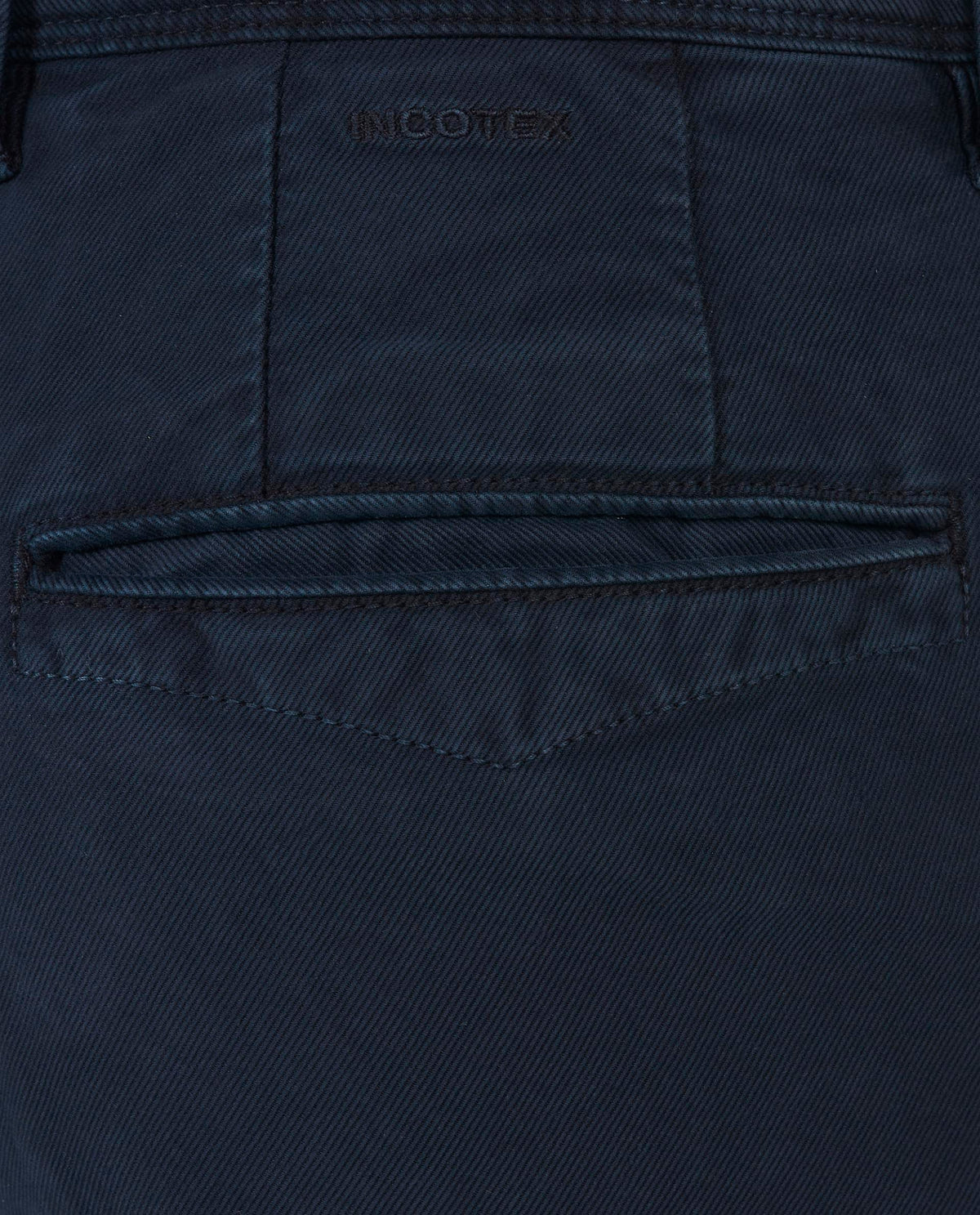 Katoenen chino - Blauw