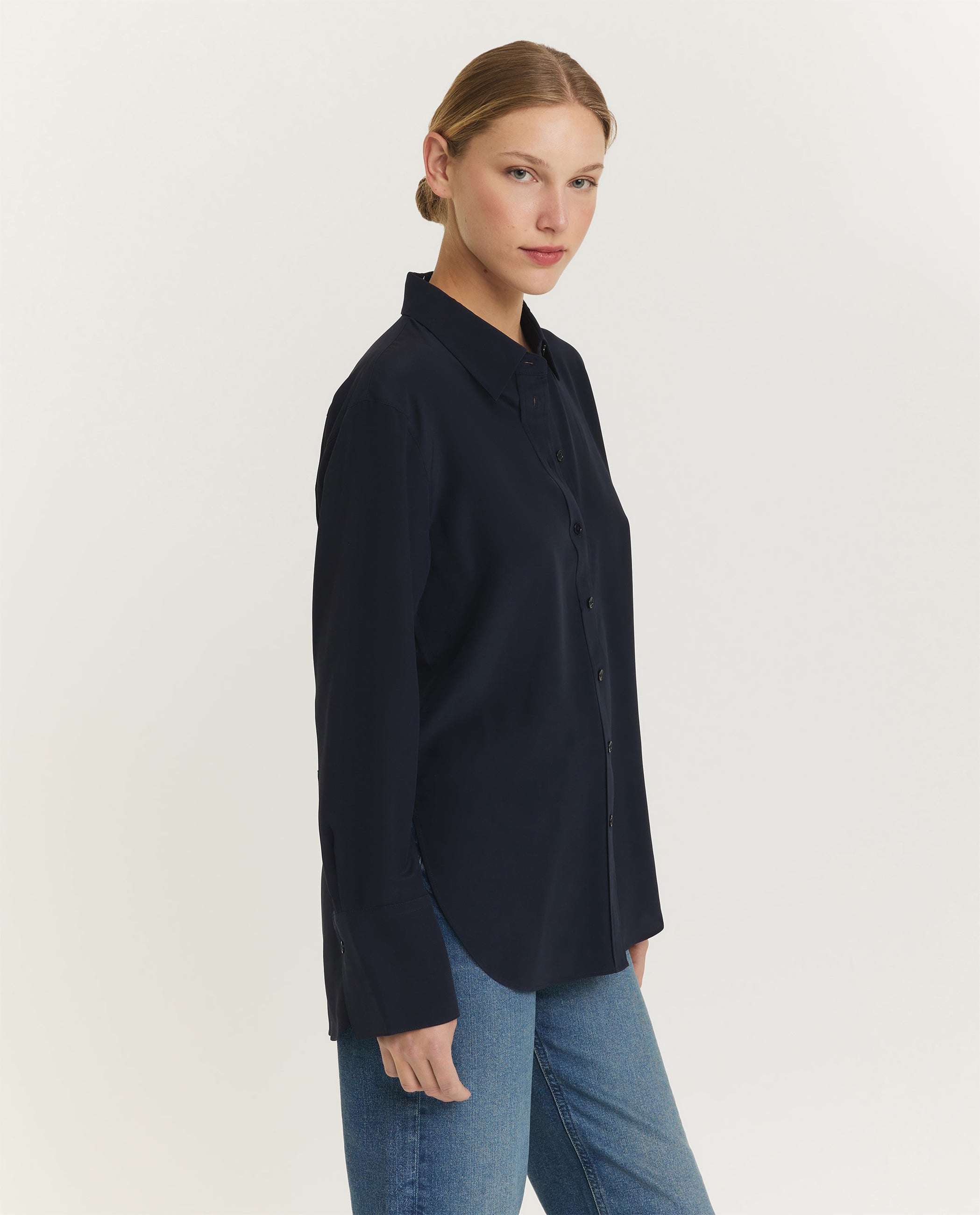 Zijden blouse