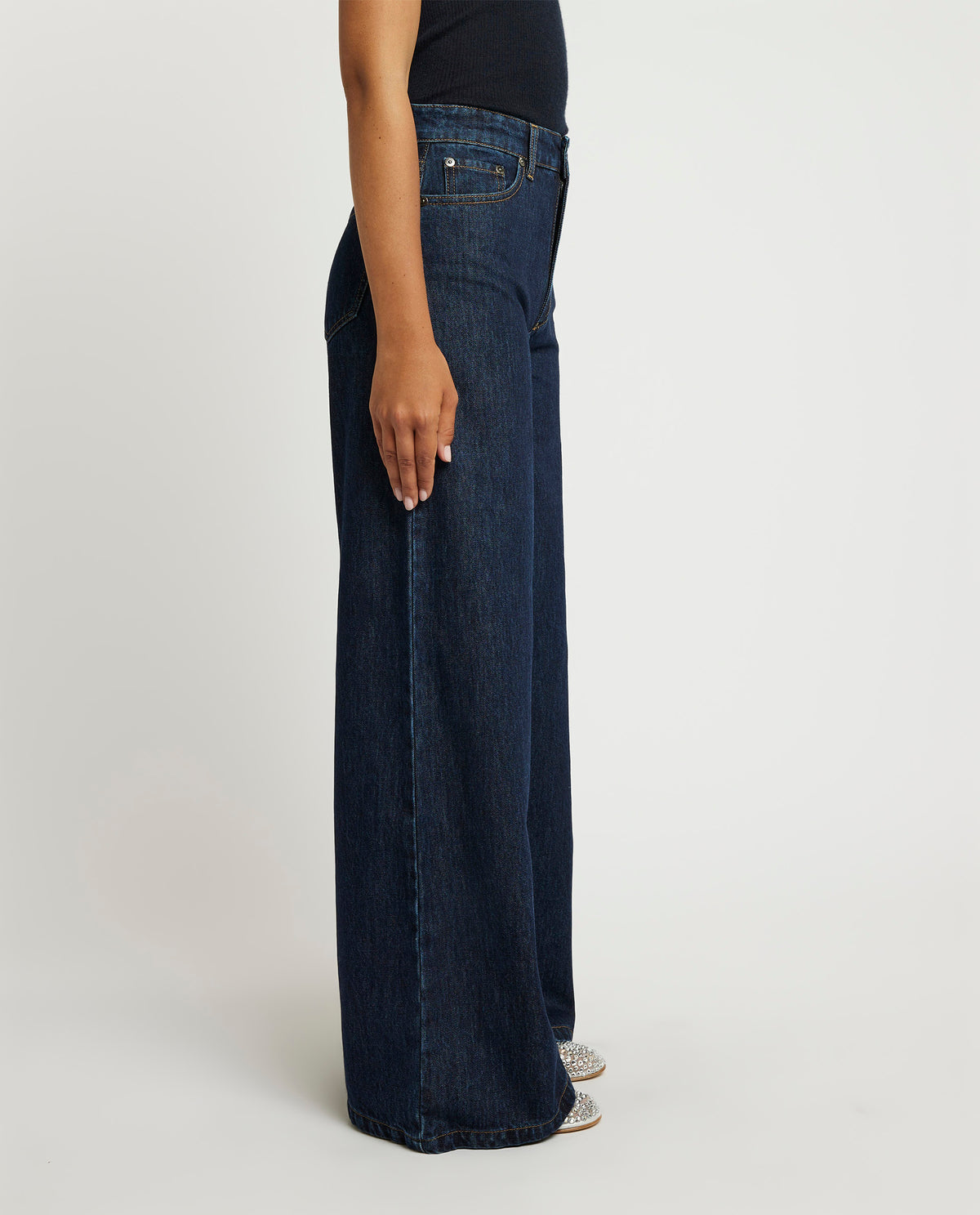 Wide leg jeans