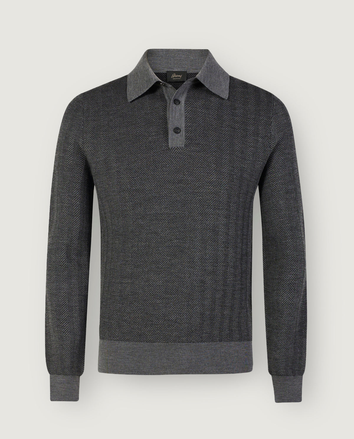Herringbone Polo Shirt