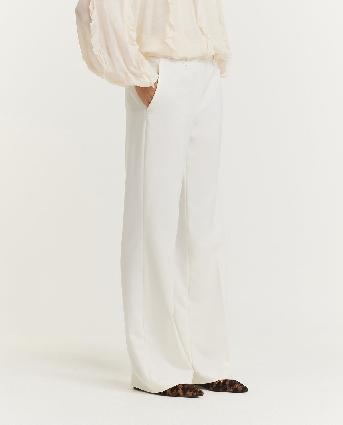 Straight Fit Trousers