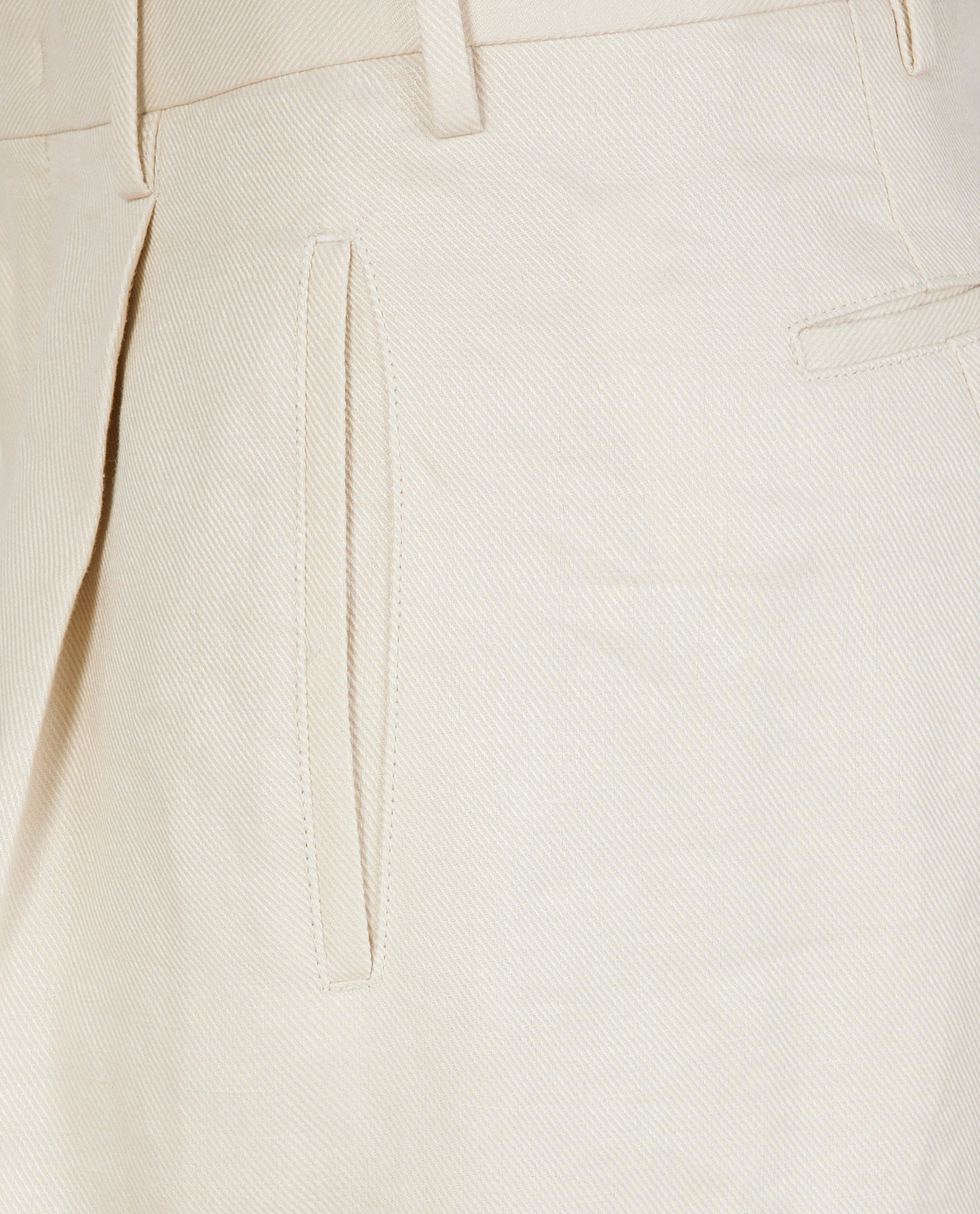 Linen Pleated Trousers