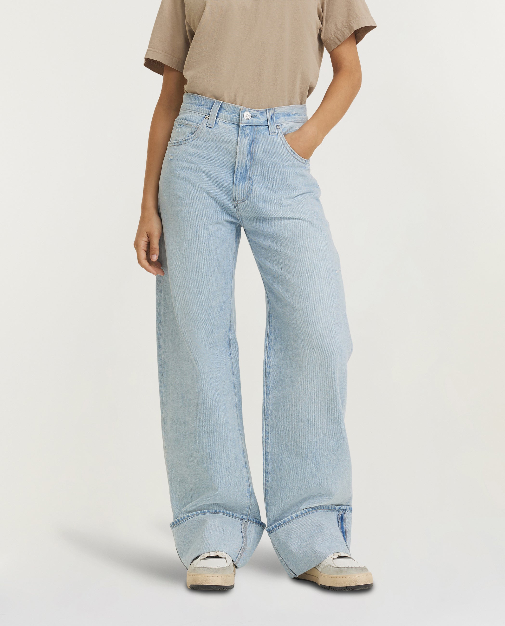 Arellia Distressed Jeans - Lichtblauw