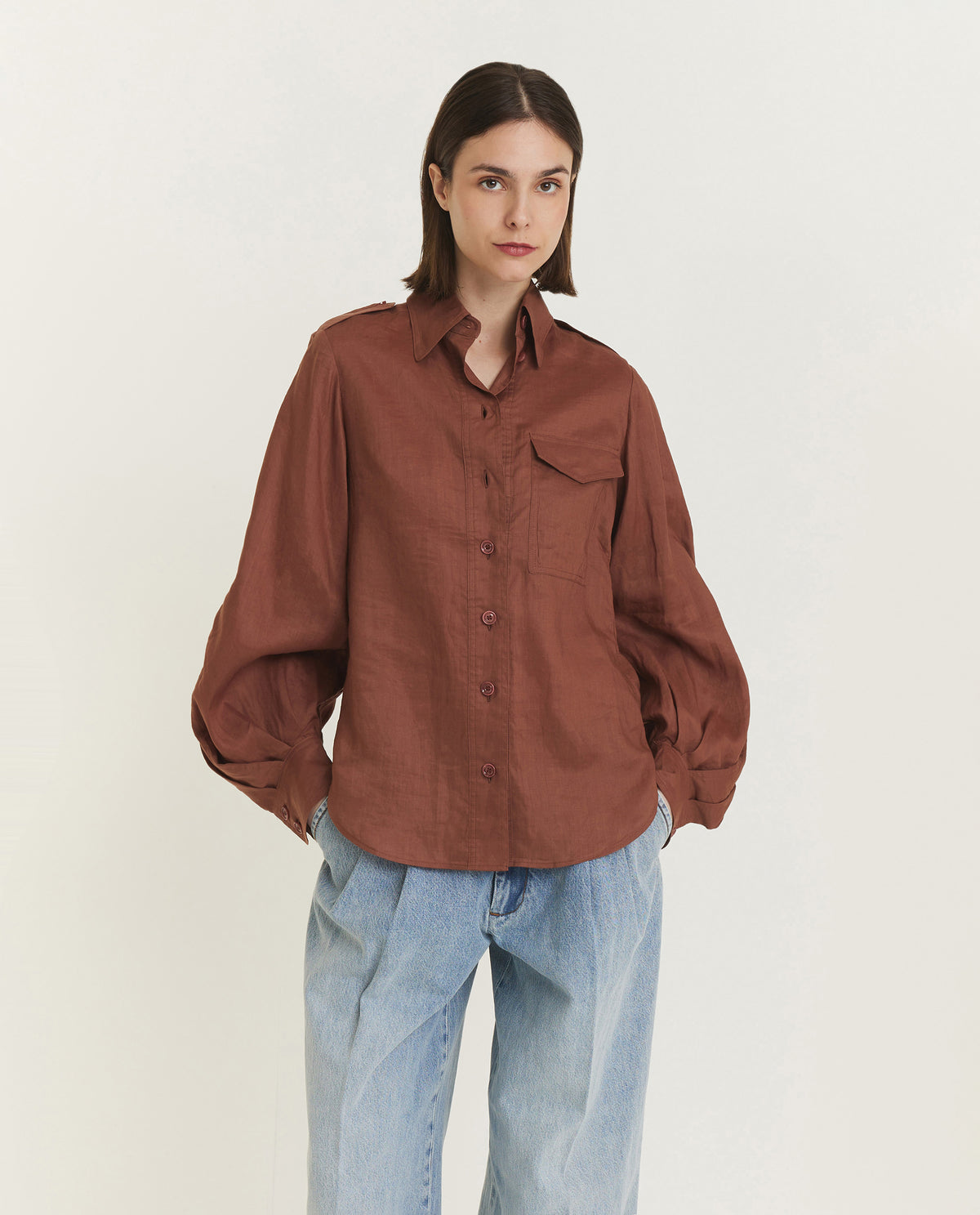 Utility Shirt - Lichtbruin