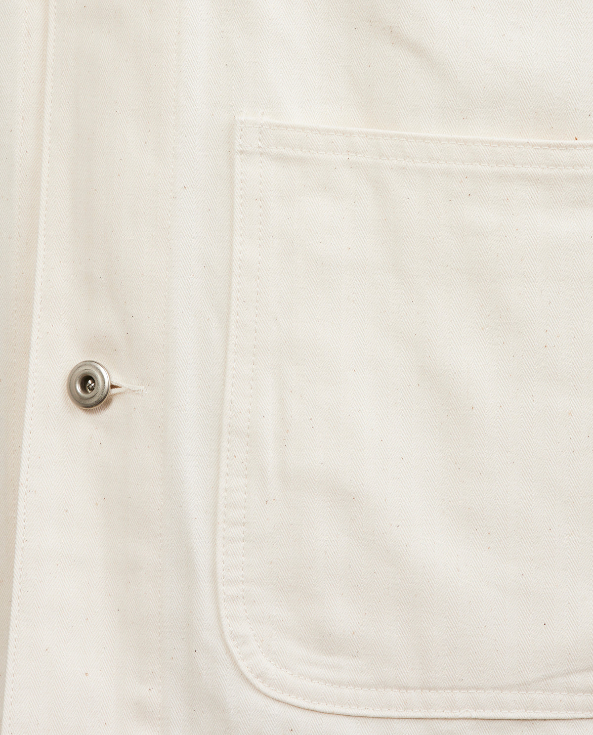 Katoenen Chore Jacket - Ecru