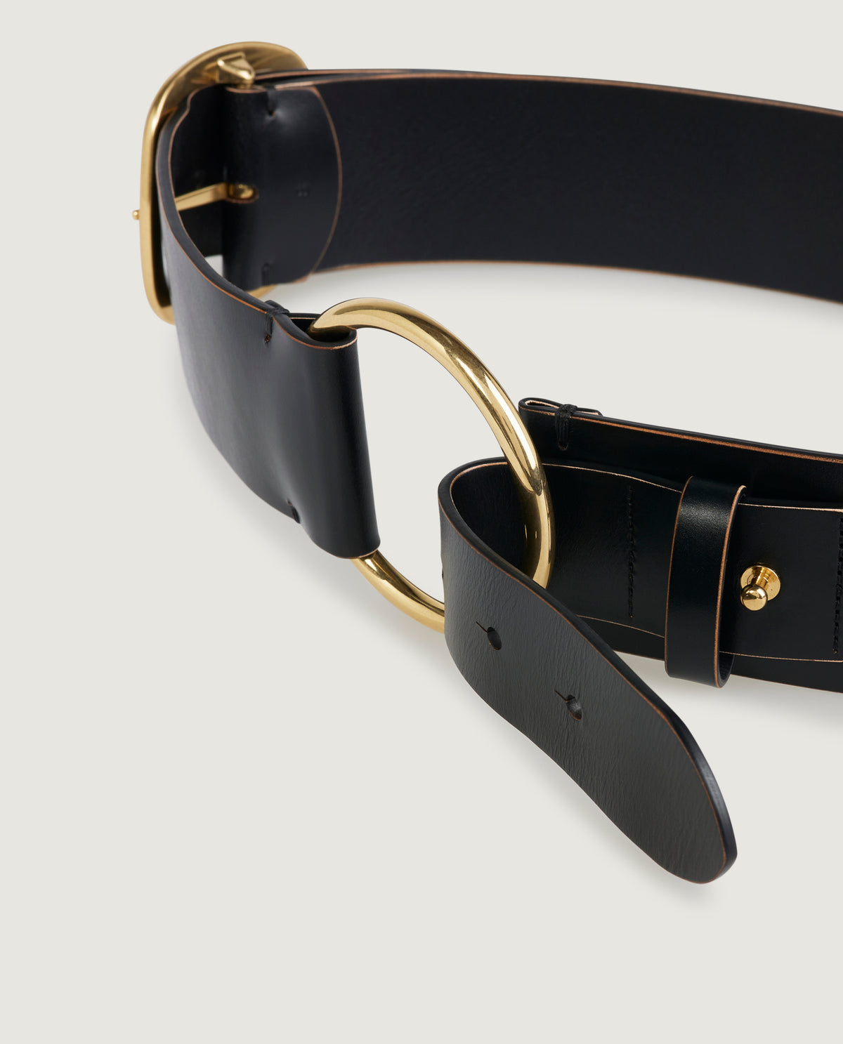 Leren Anita Riem - Zwart