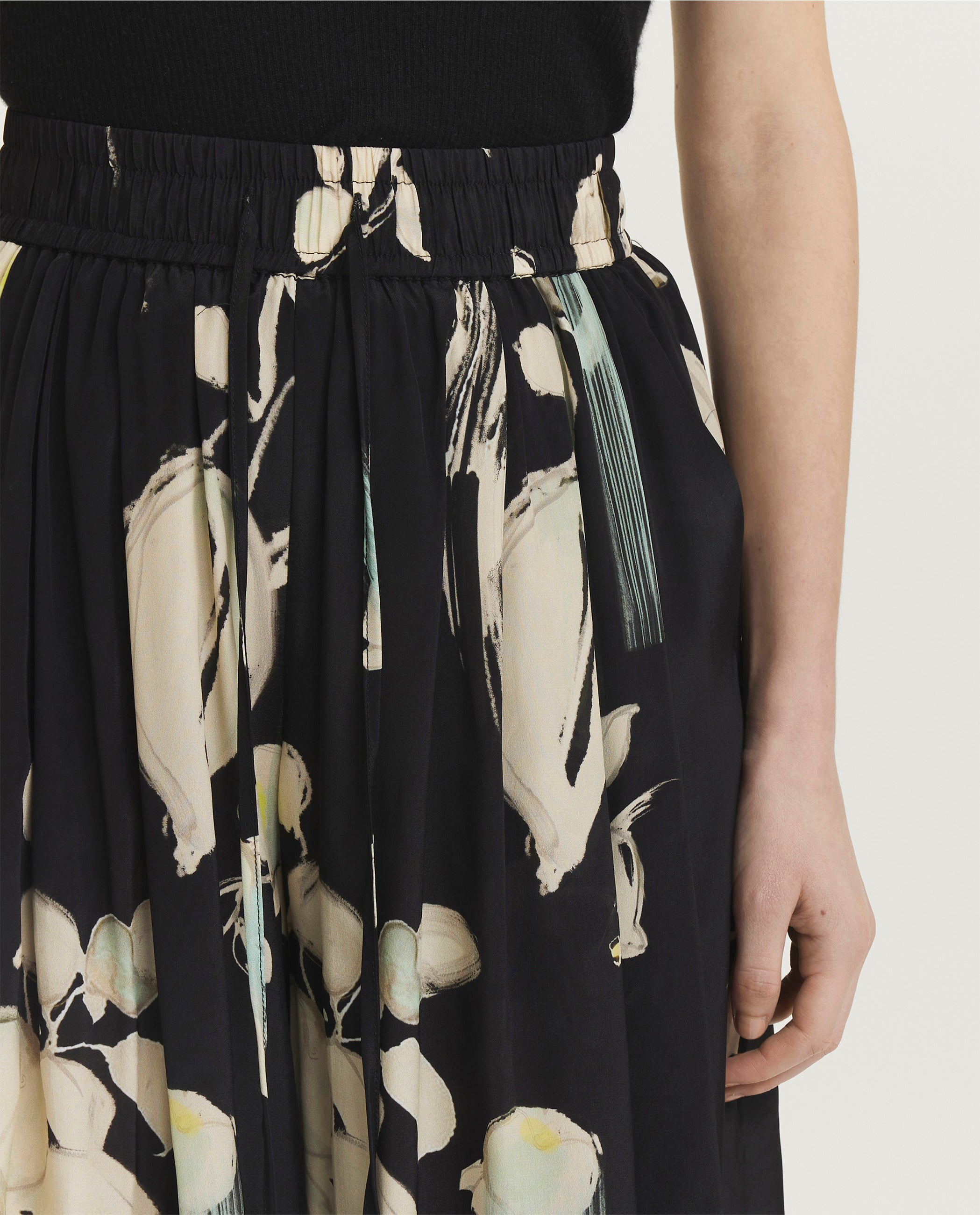 Wide Floral Trousers