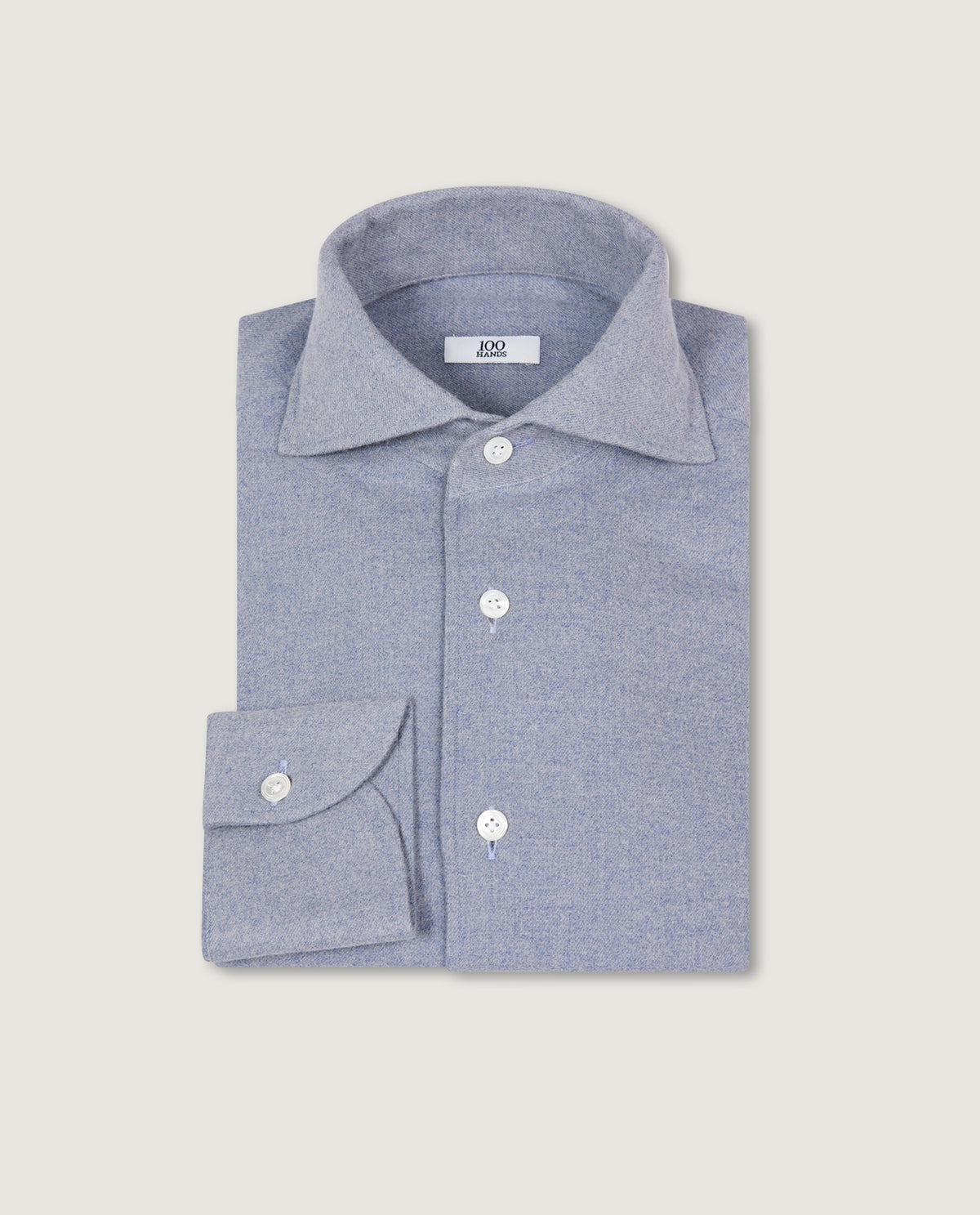 Cotton Cashmere Flannel Shirt