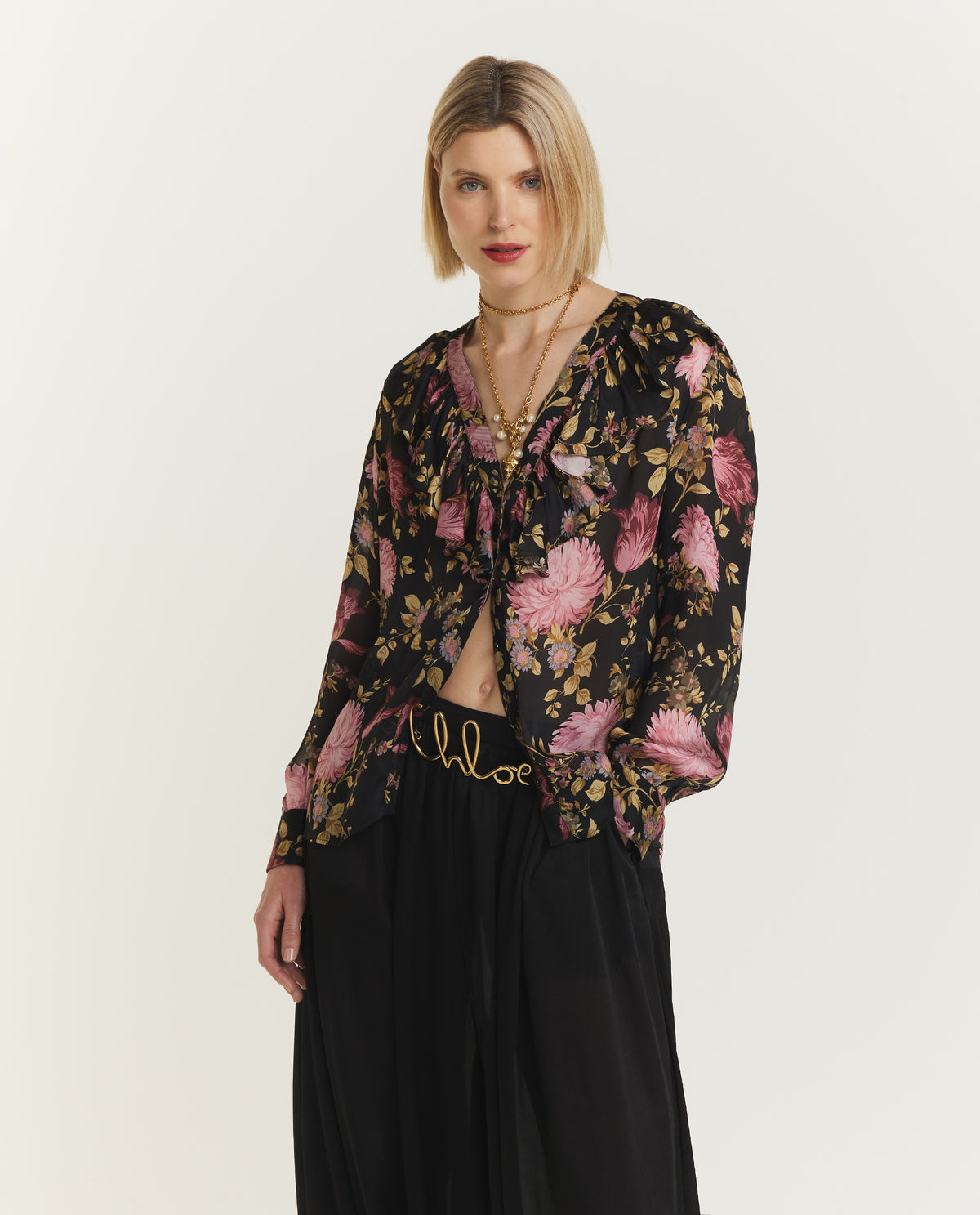 Ketting met schelpenhanger - Goud